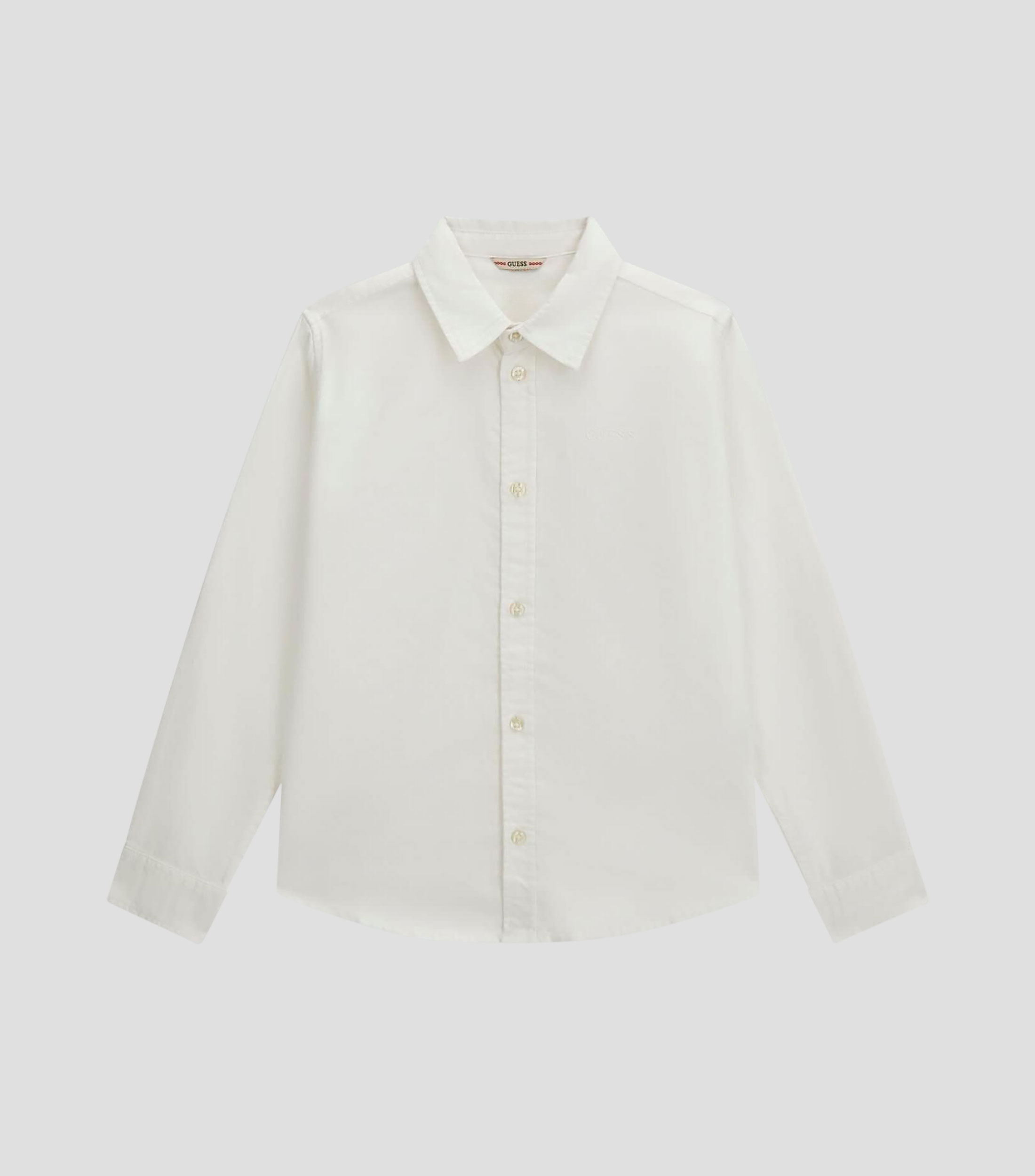 Camisa lisa manga larga Niño