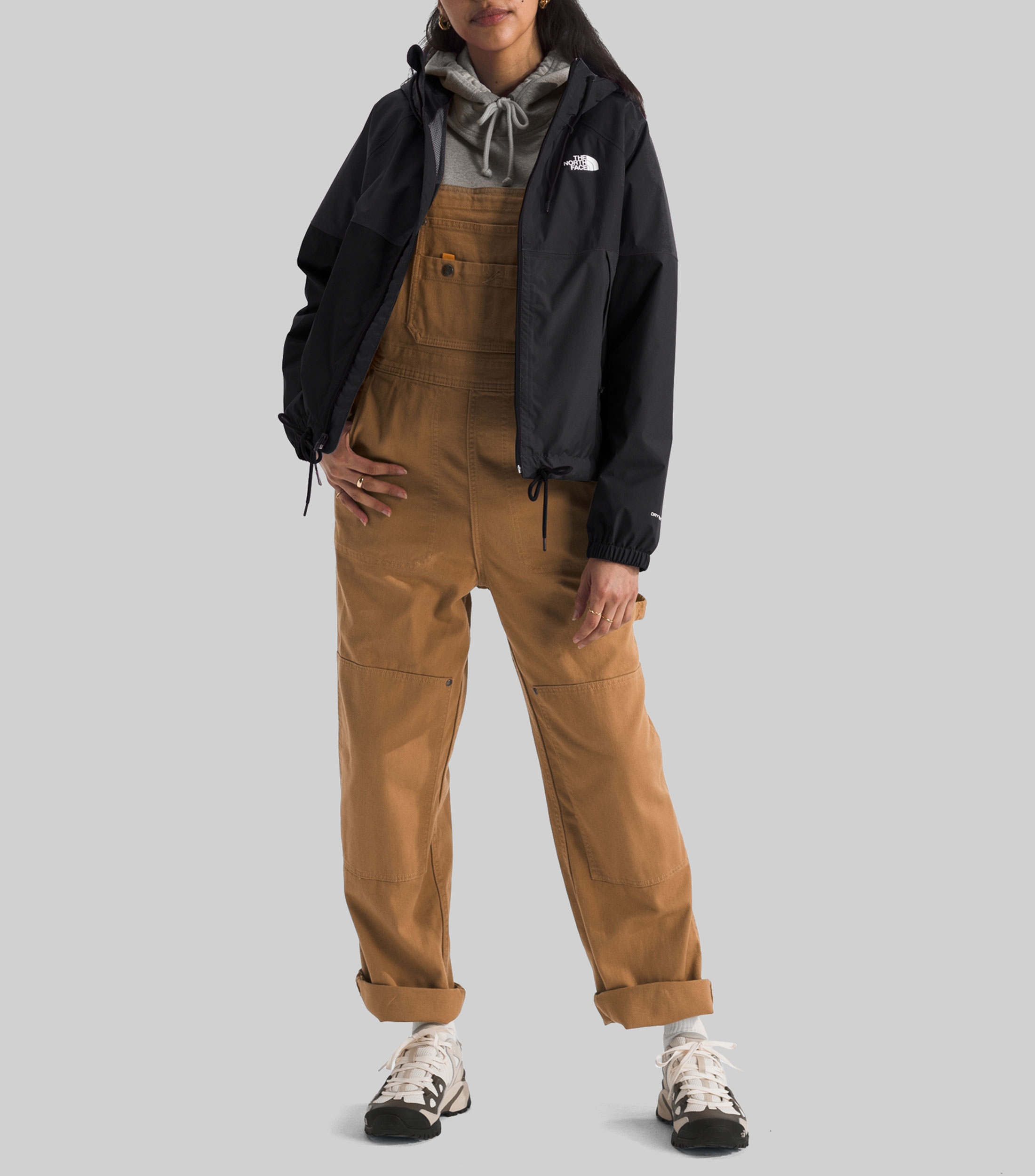 Chamarra impermeable con capucha Mujer