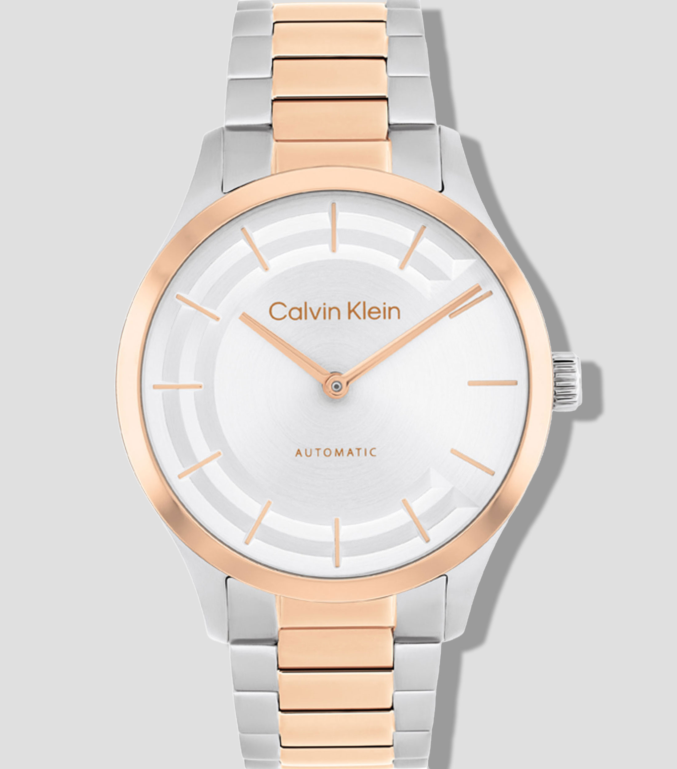 Reloj para Mujer CK Iconic Automatic, Casual, Plateado, Dorado