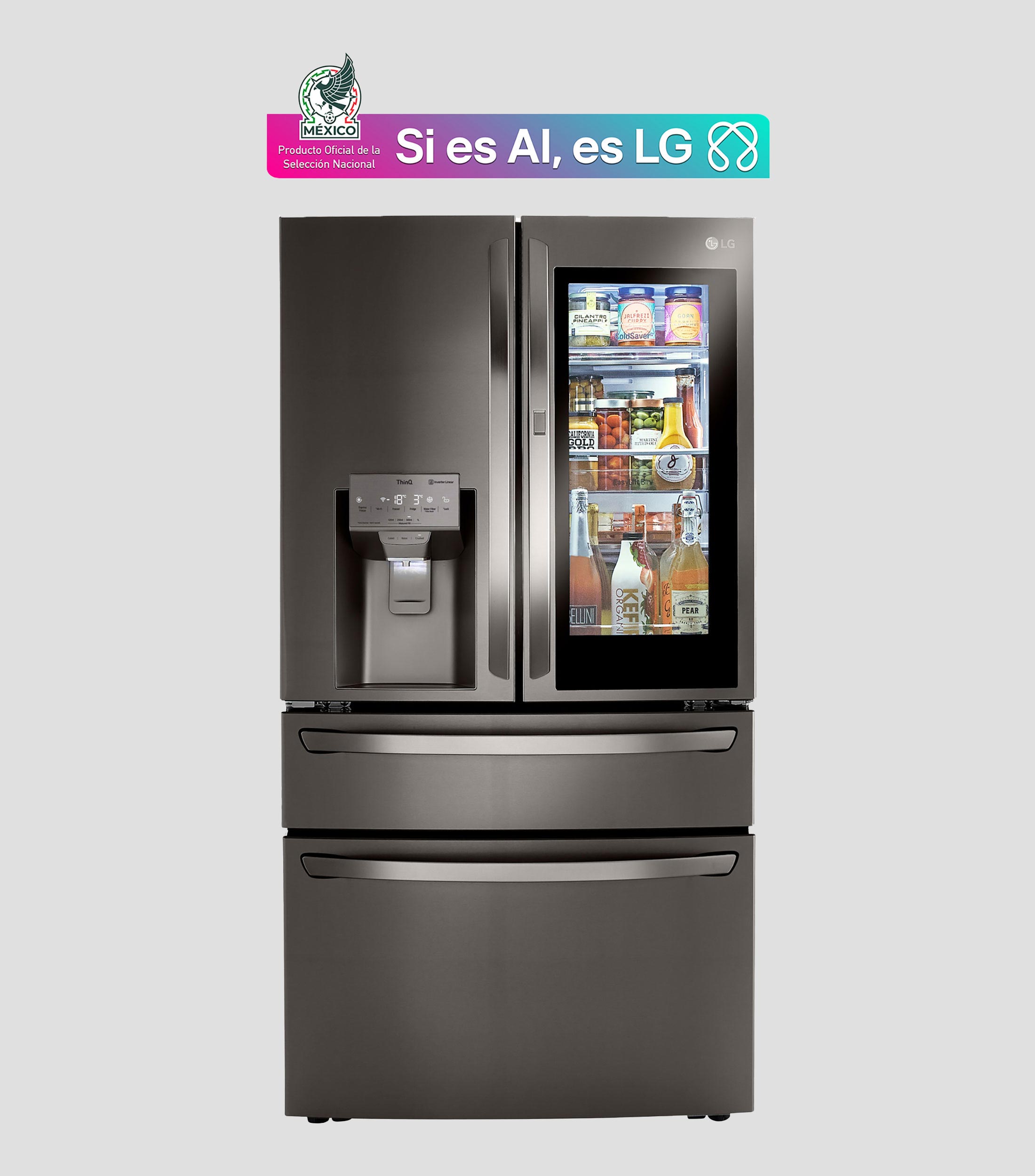 Refrigerador LG Instaview Door in Door 30 p3 LM85SXD