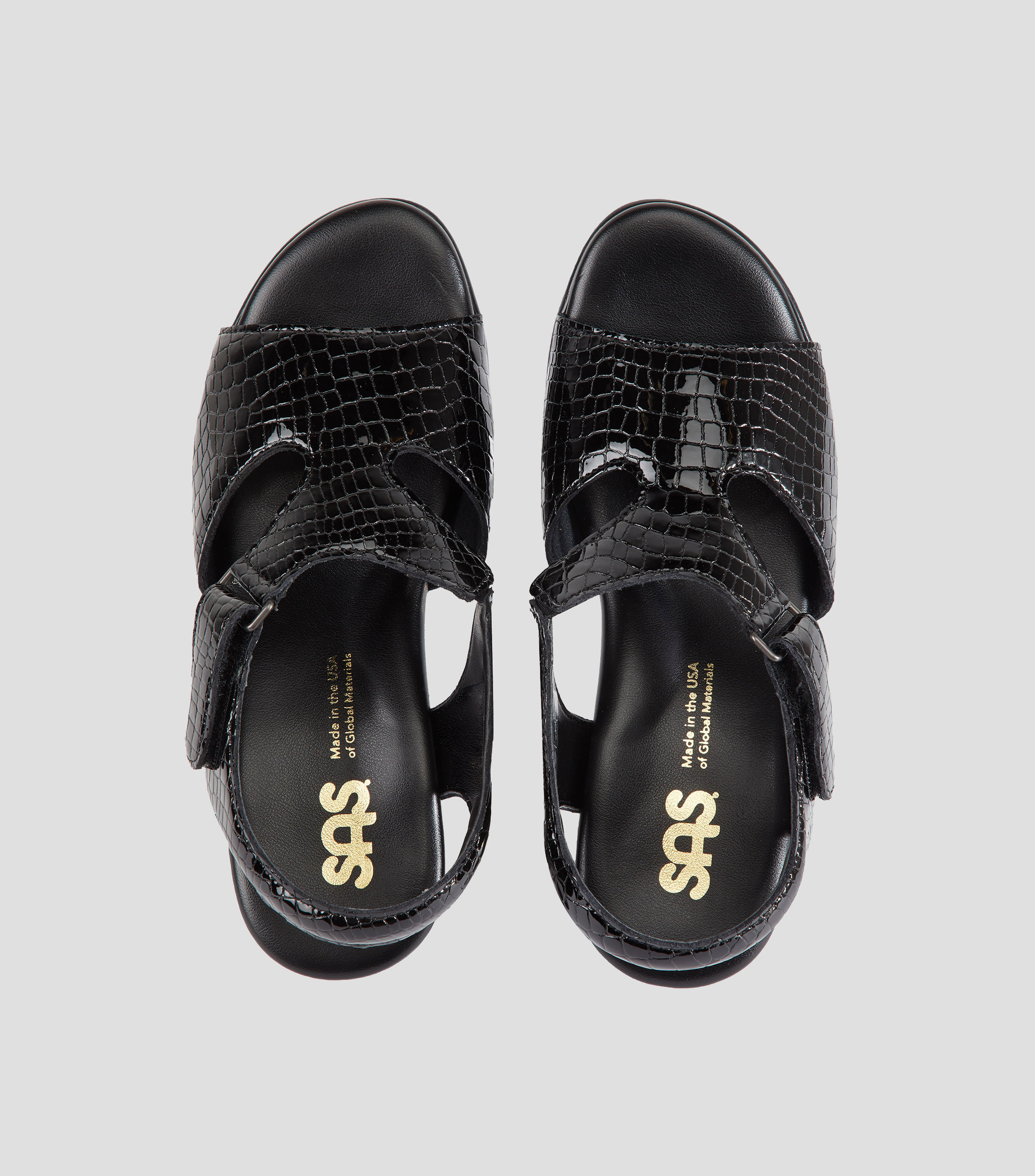 Sandalias con tacón bajo cuadrado Mujer