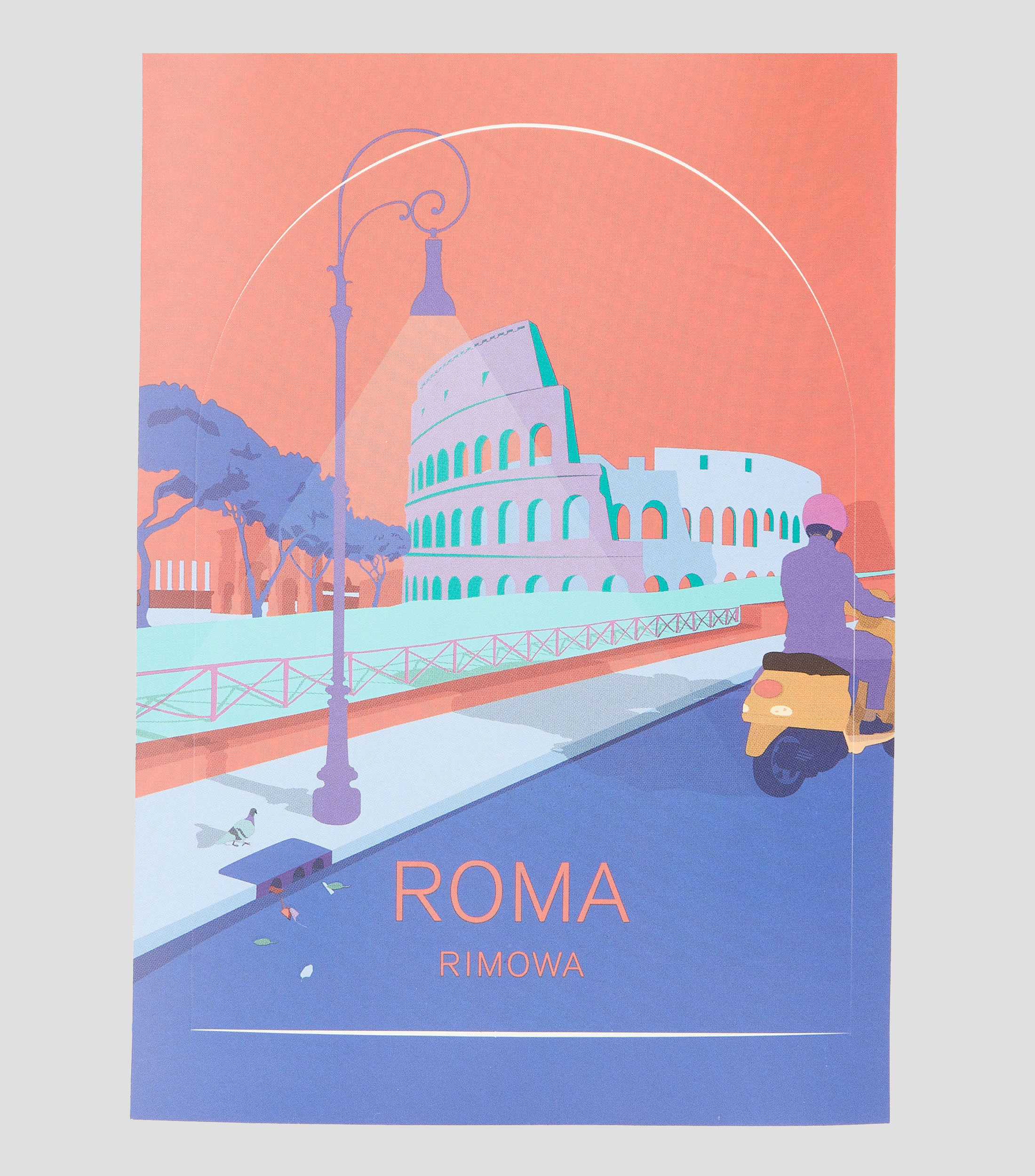Sticker Roma para maleta rígida