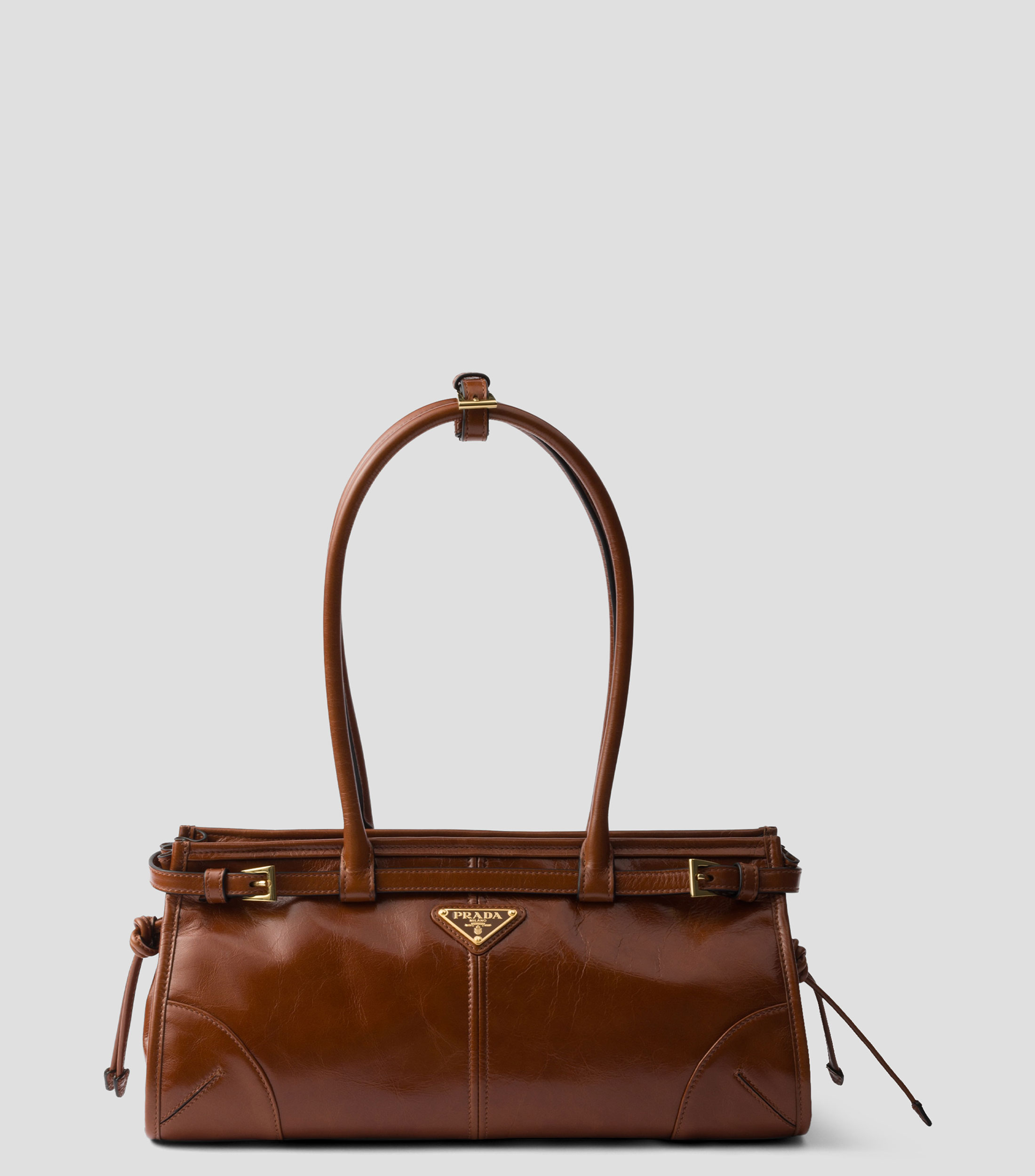 Bolsa Tote Café en Piel Bonnie, Mujer