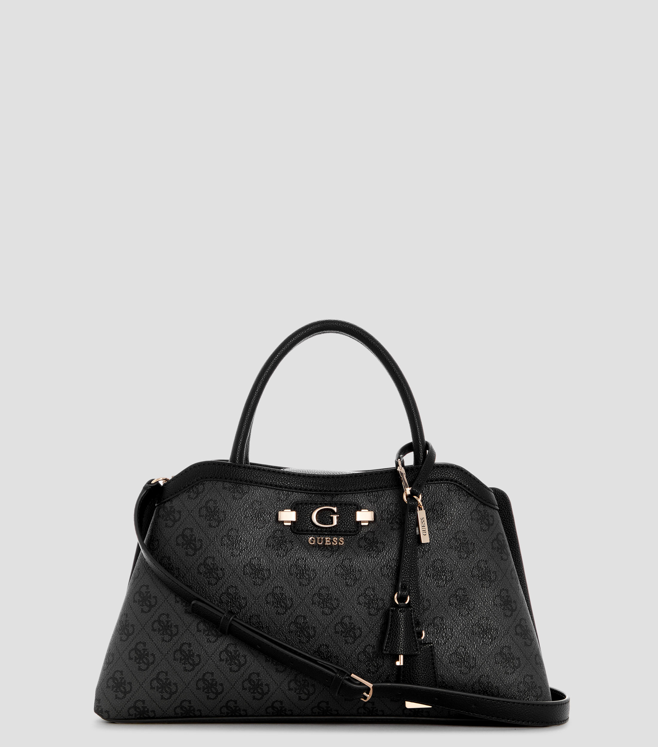 Bolsa satchel negro Lindsey Girlfriend estampada Mujer