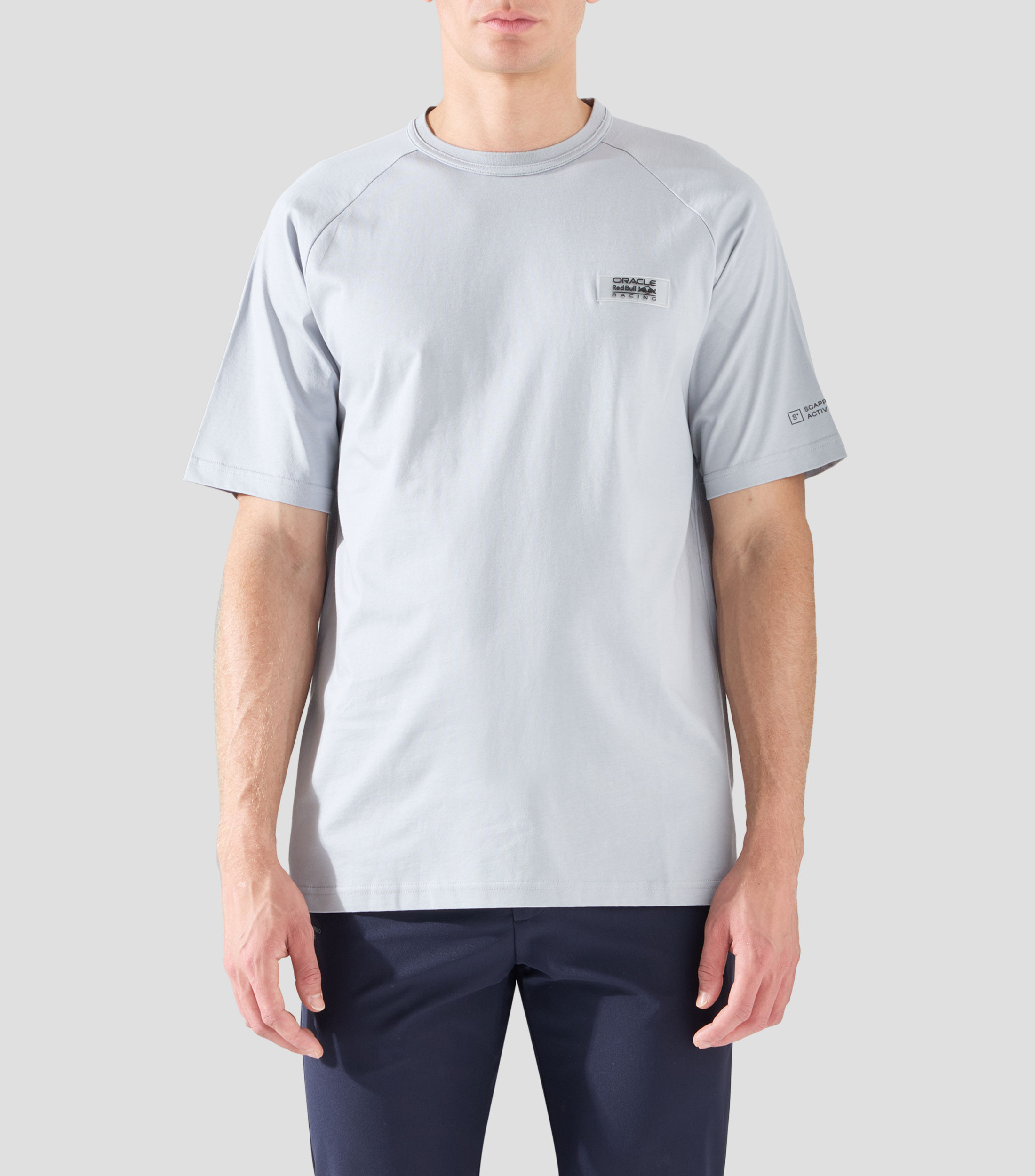 Playera de cuello redondo con manga corta Hombre