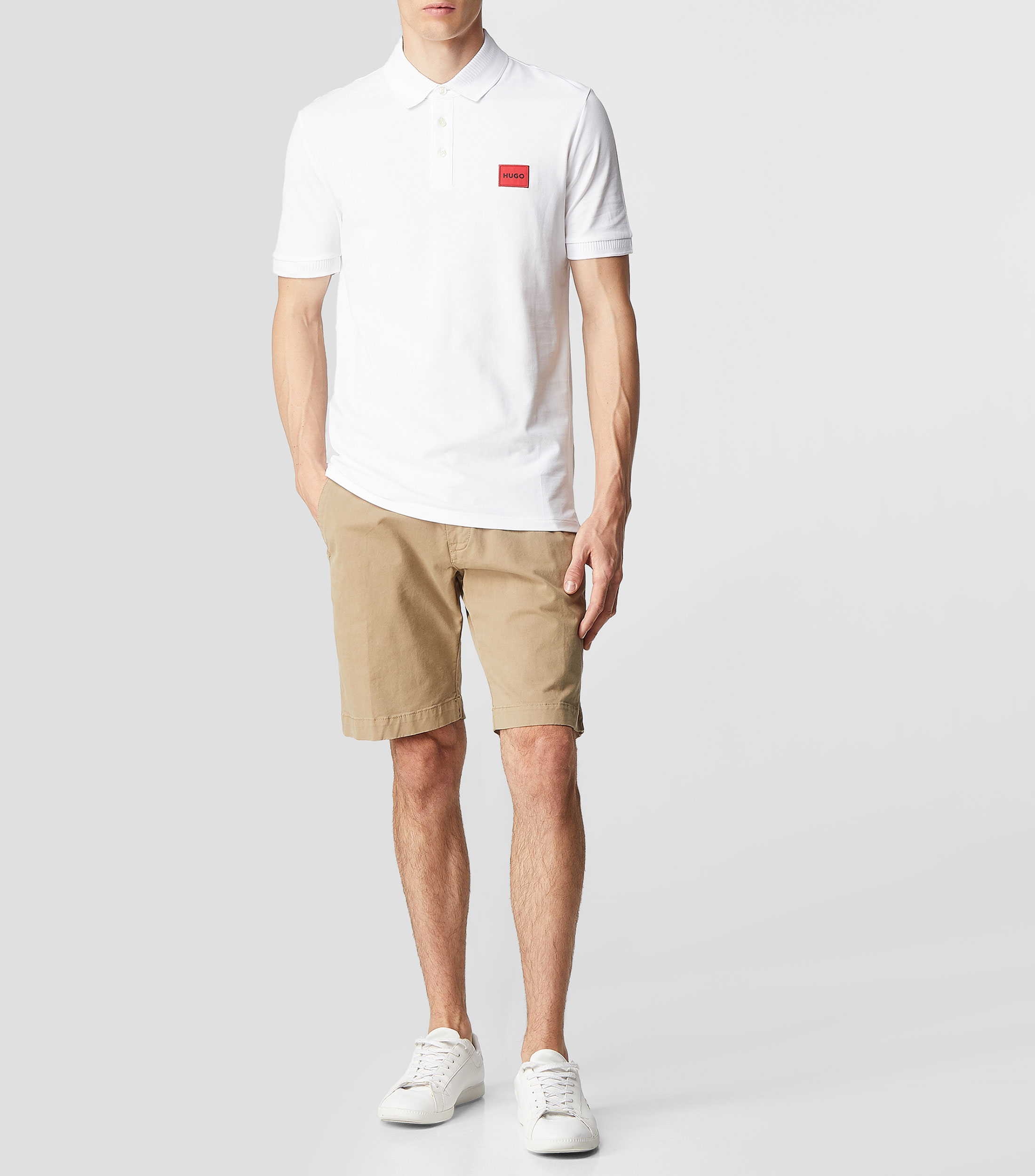 Playera tipo Polo manga corta Hombre