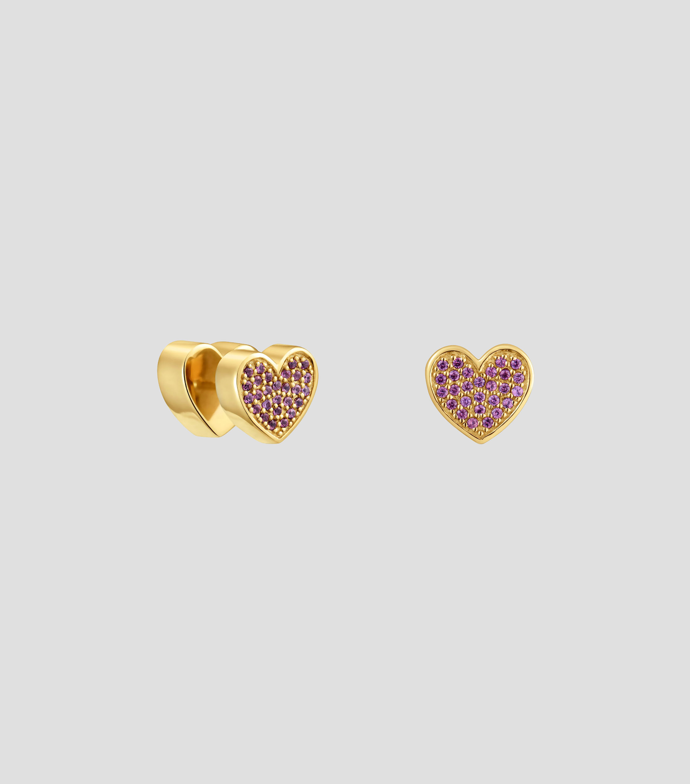 Aretes en plata .925 corazón con rodalitas Tous 1950 Mujer