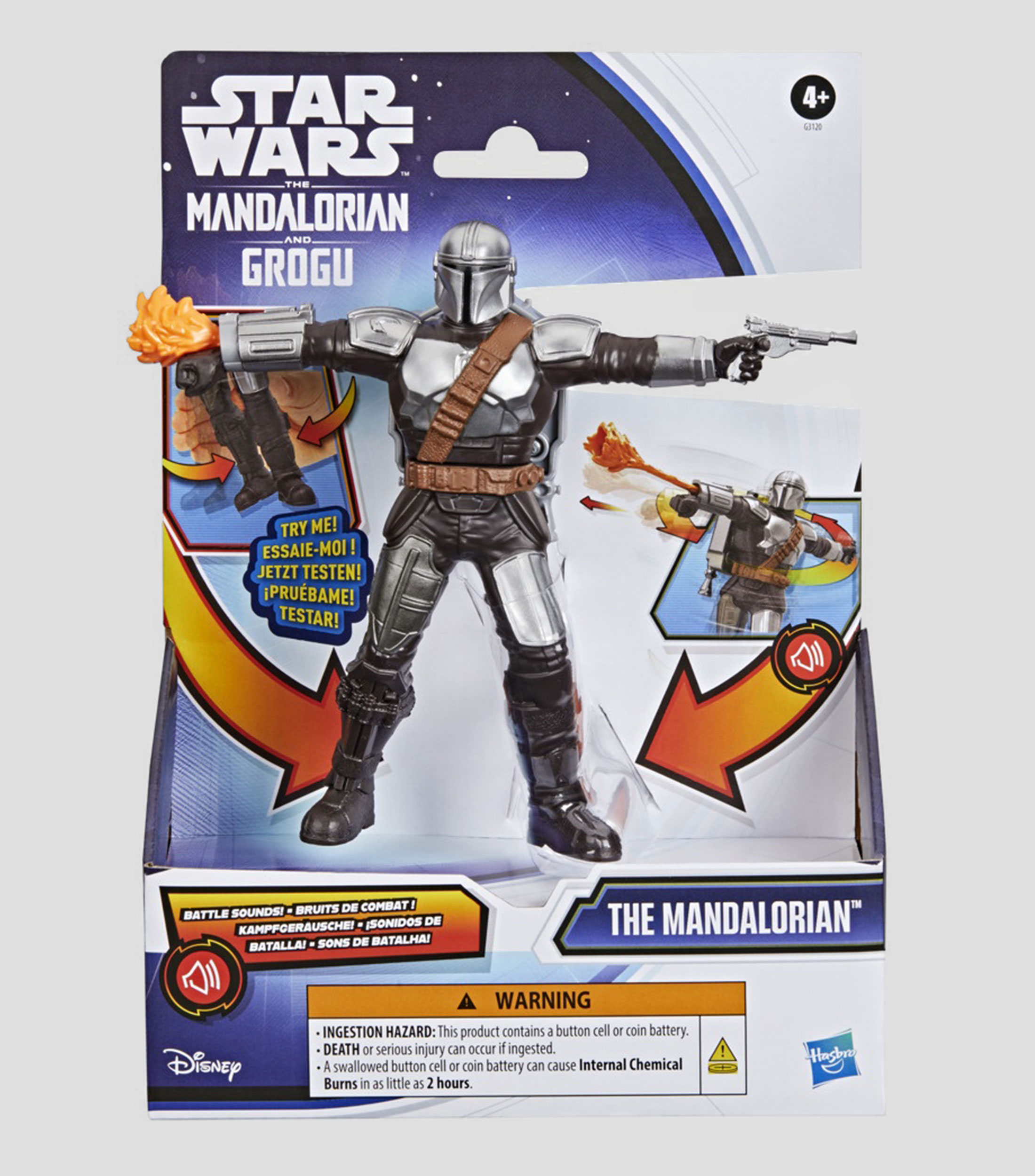 Figura de Acción Hasbro Star Wars Action FX The Mandalorian