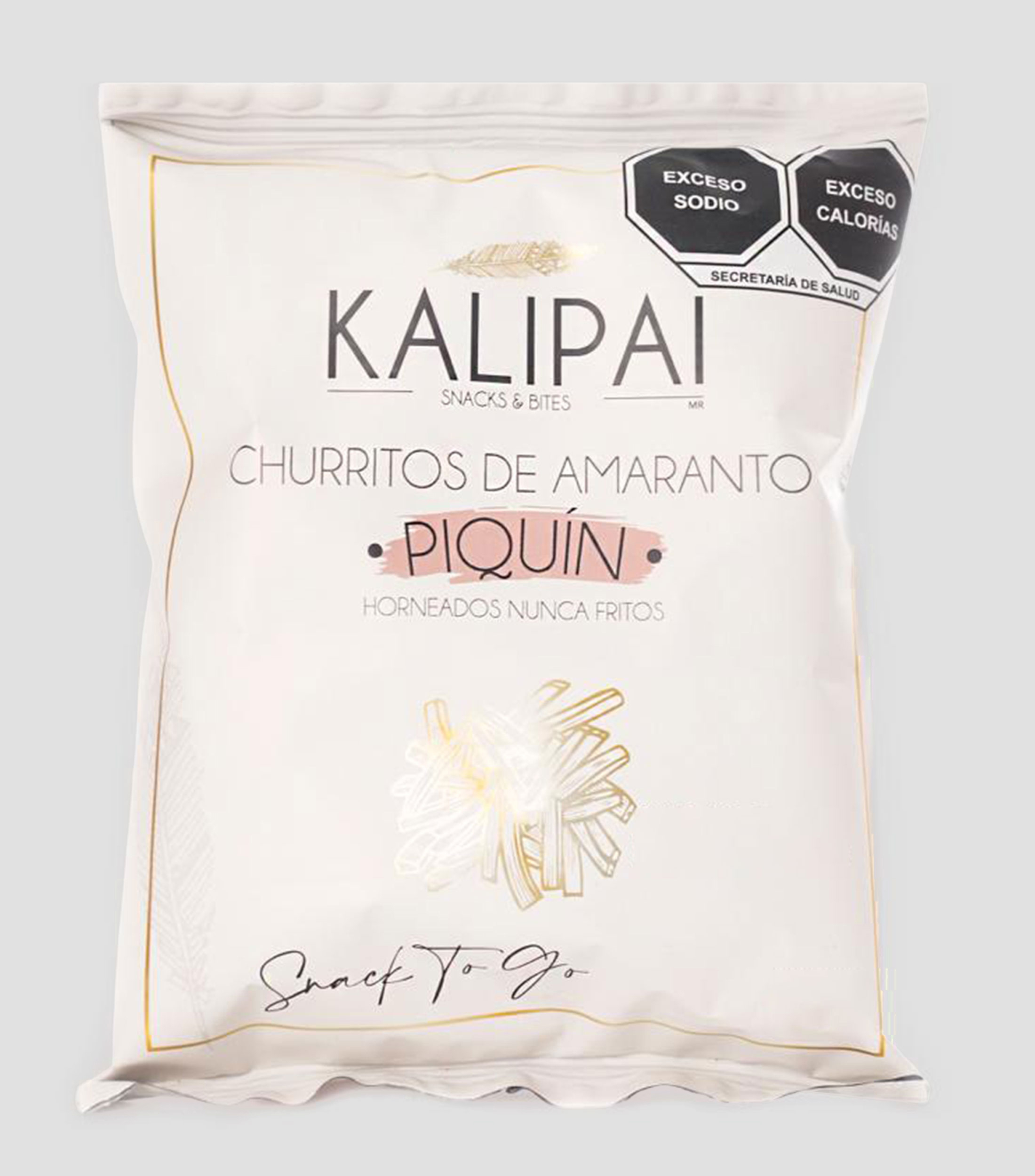 Churritos de amaranto con piquín, 80 gr