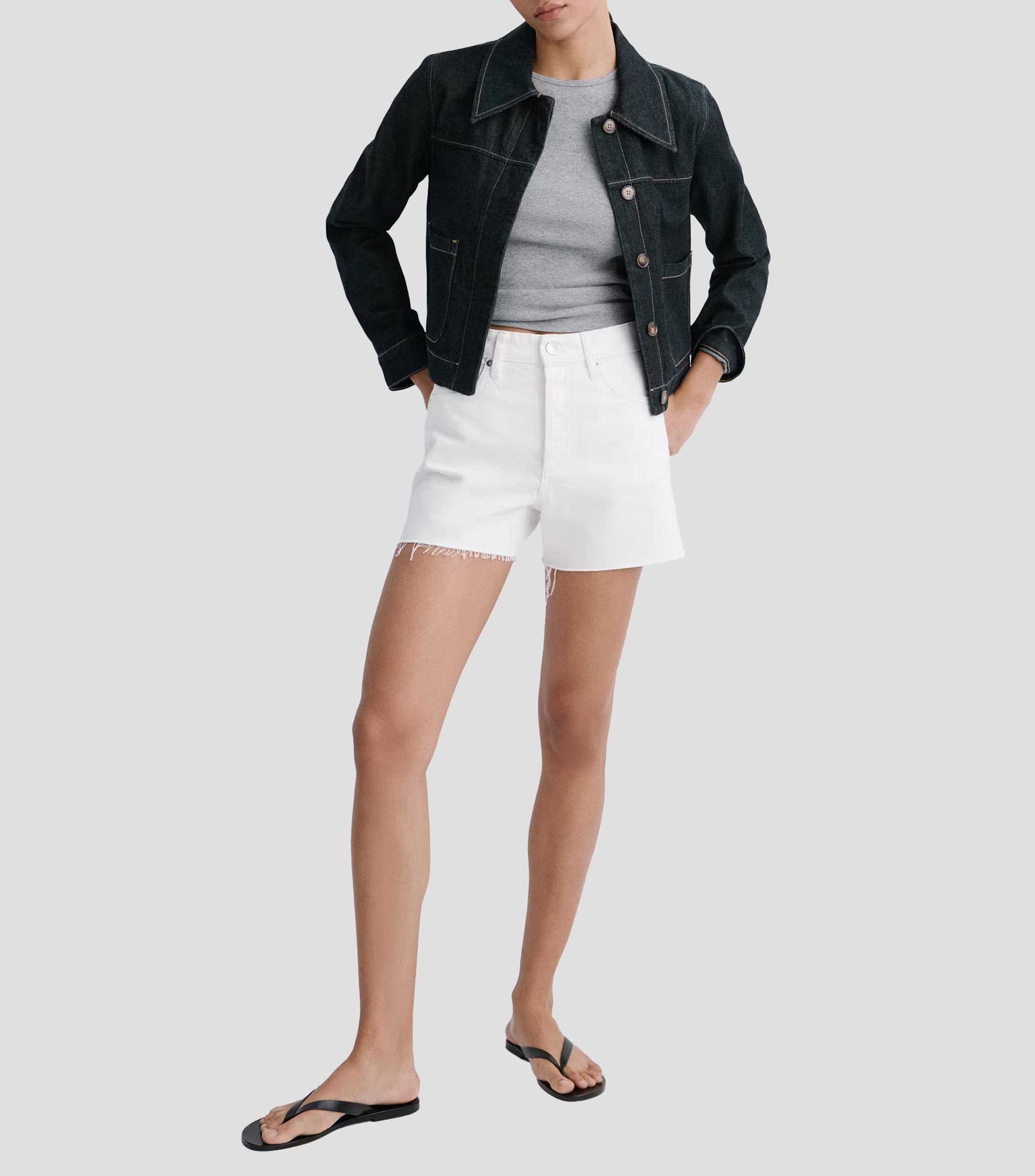 Short liso Mujer