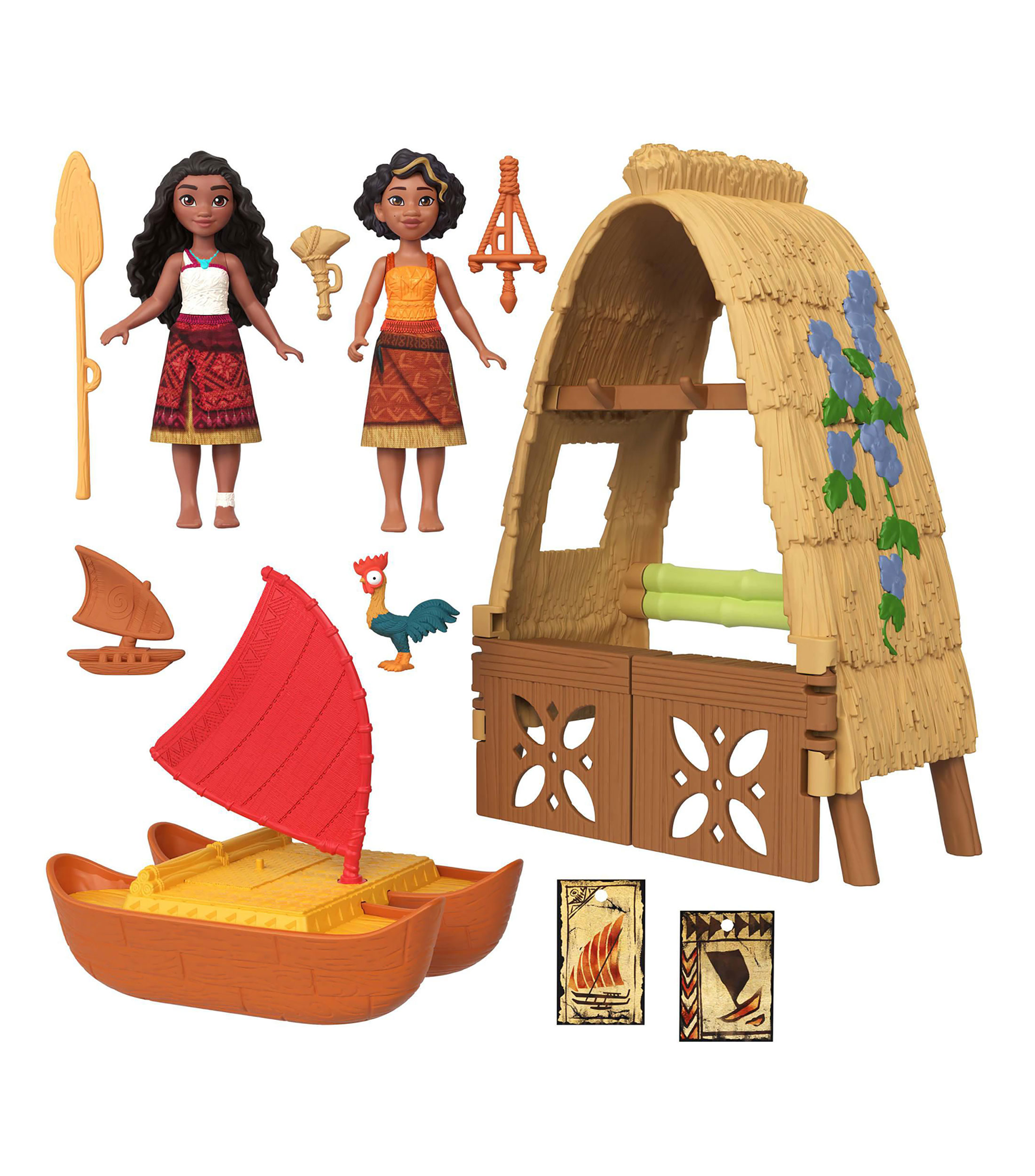 Set Muñecas Moana y Loto con accesorios