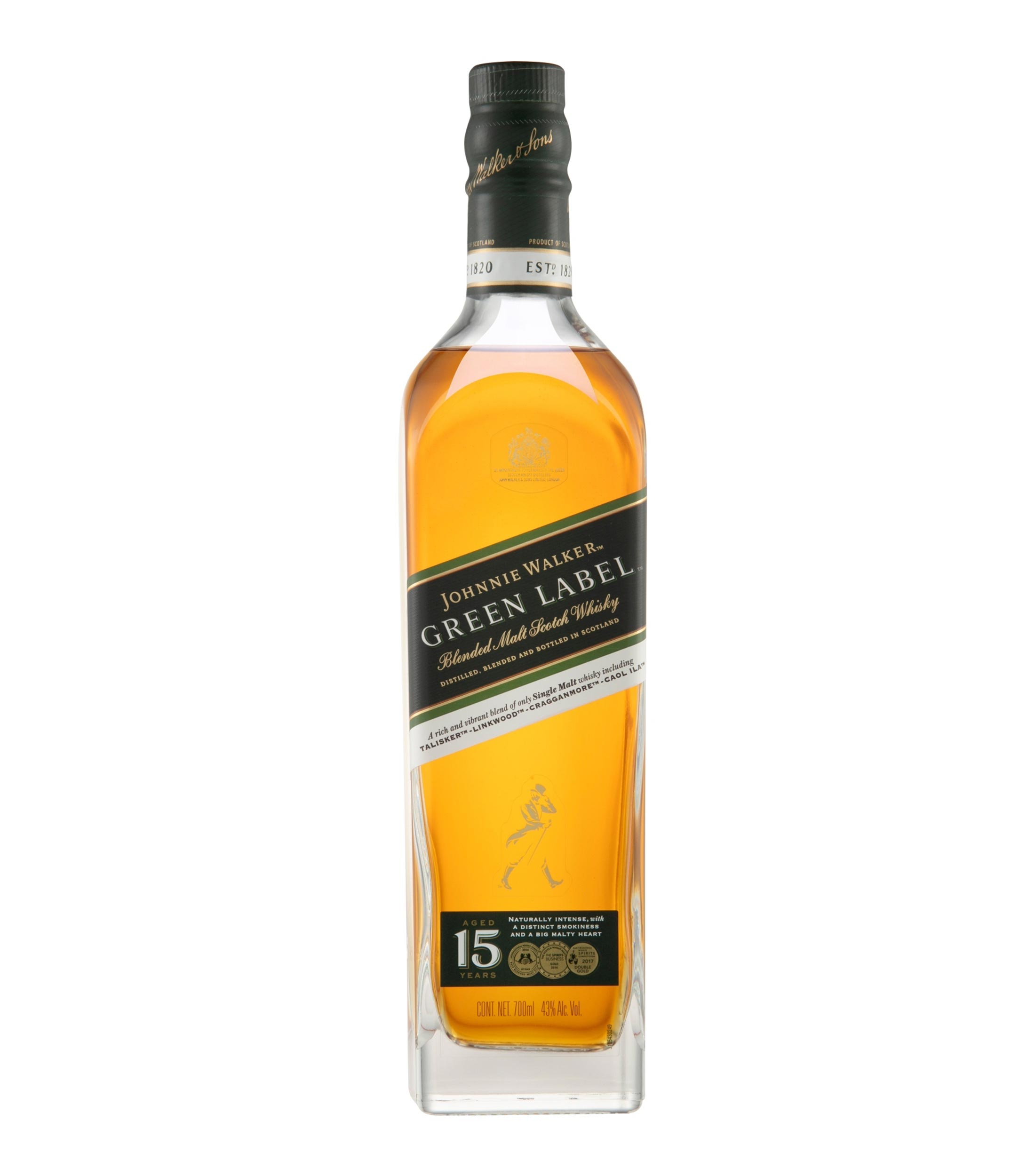 Whisky Johnnie Walker Green Label Blended Scotch, 700 ml