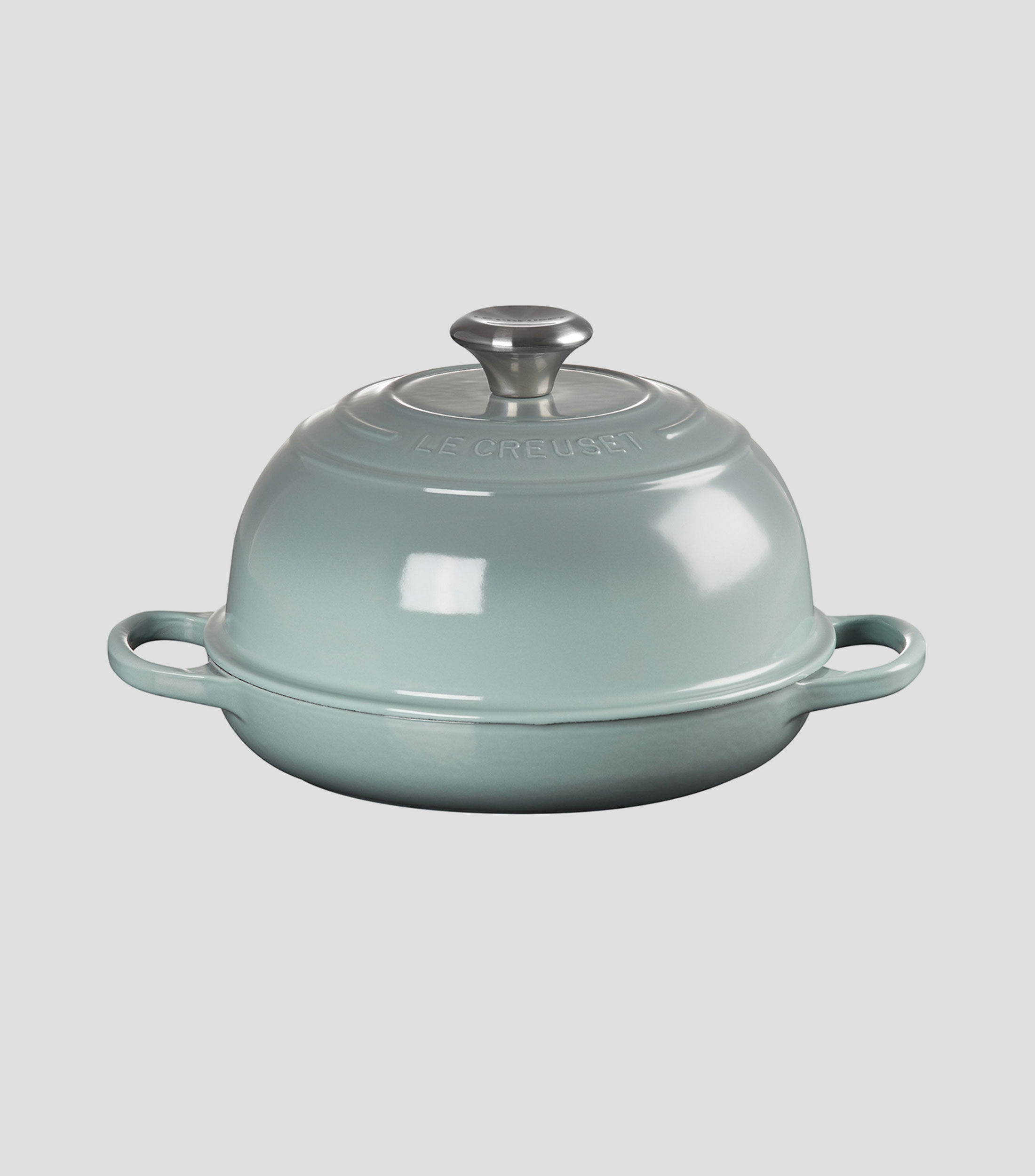 Cacerola para Pan en hierro colado Sea Salt azul