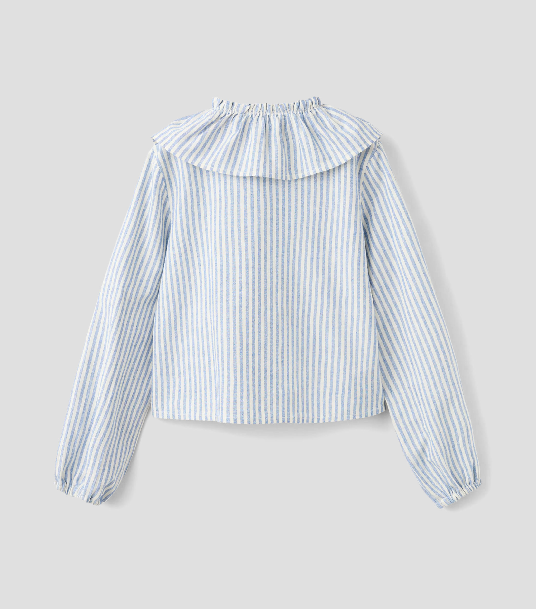 Camisa de rayas manga larga Niña
