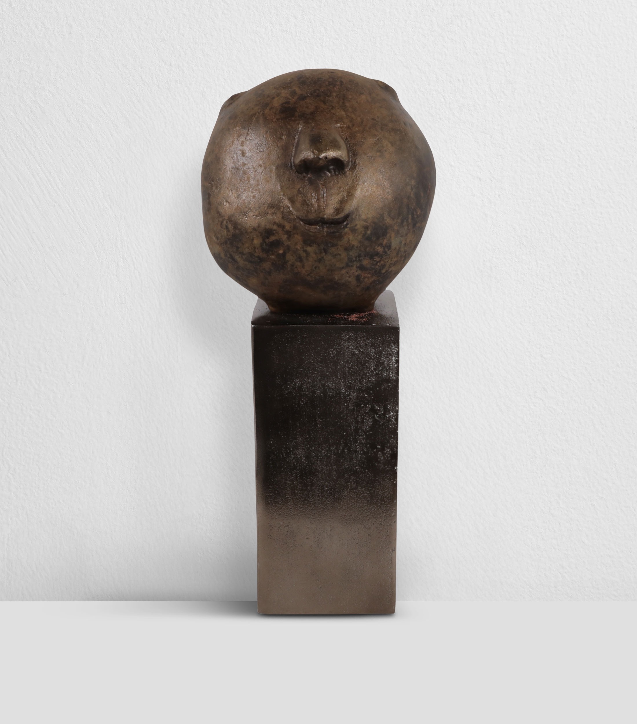Figura decorativa Smiley CH en metal
