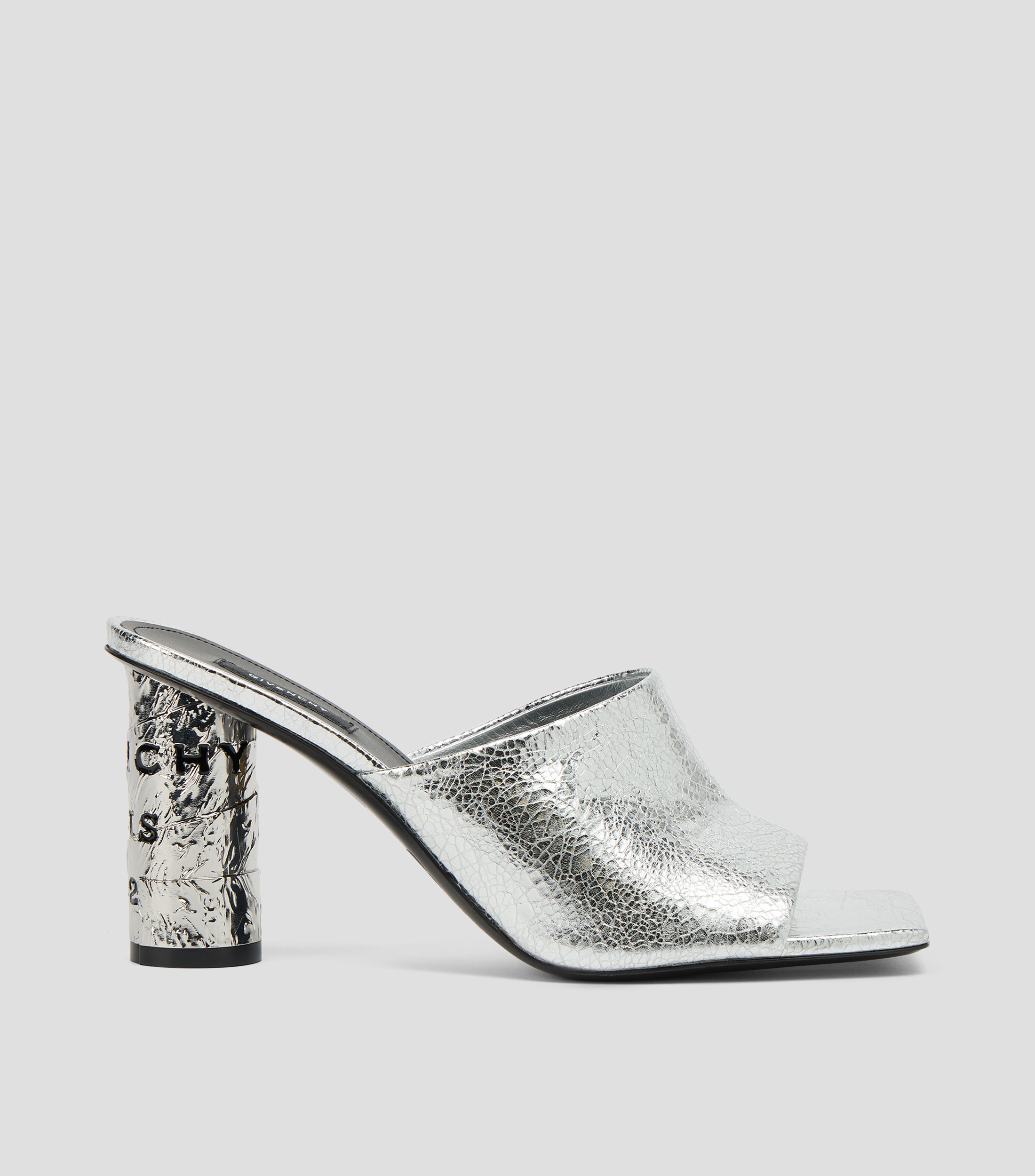 Sandalias de tacón alto redondo Mujer