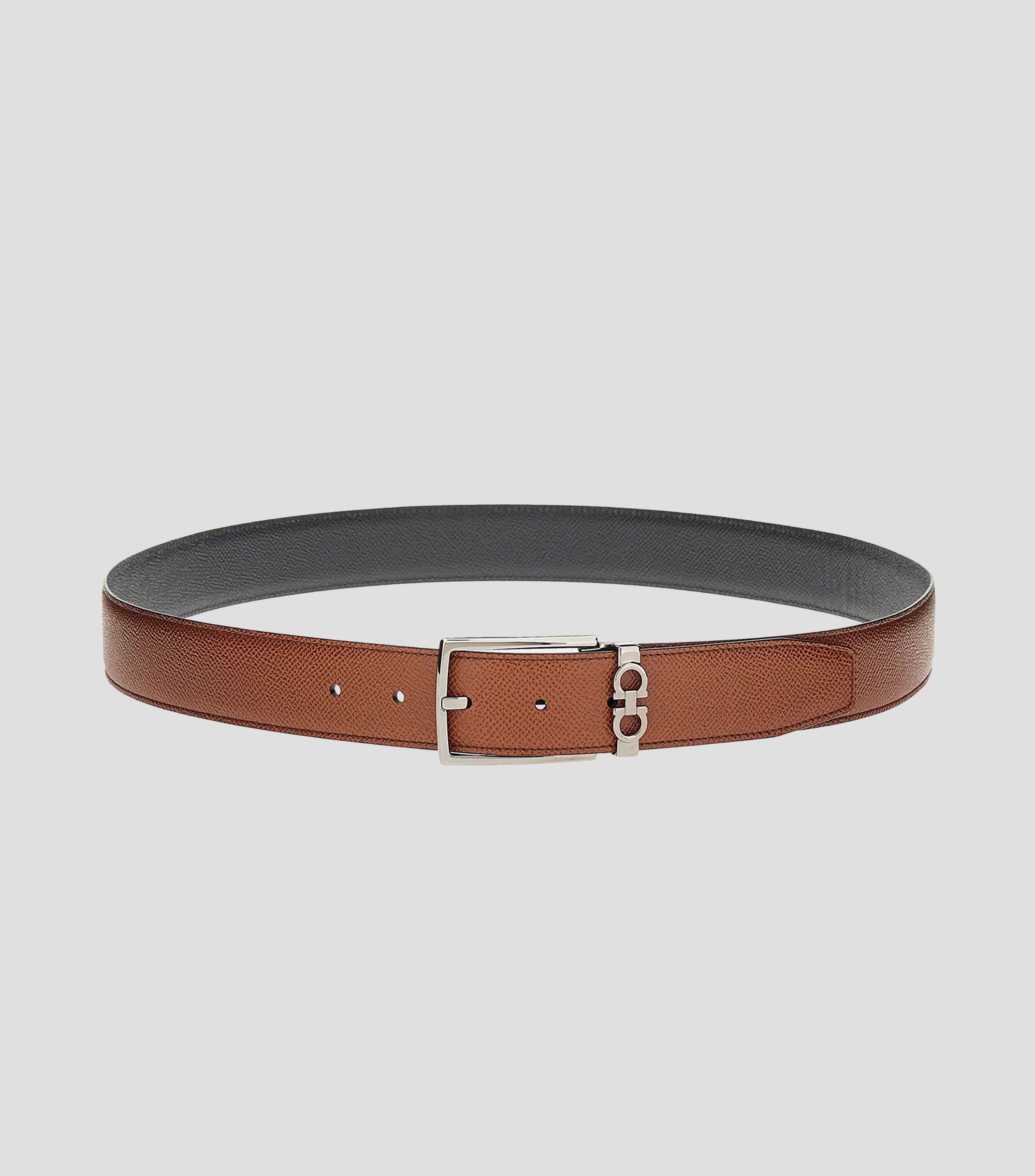 Cinturón reversible y ajustable Gancini Hombre