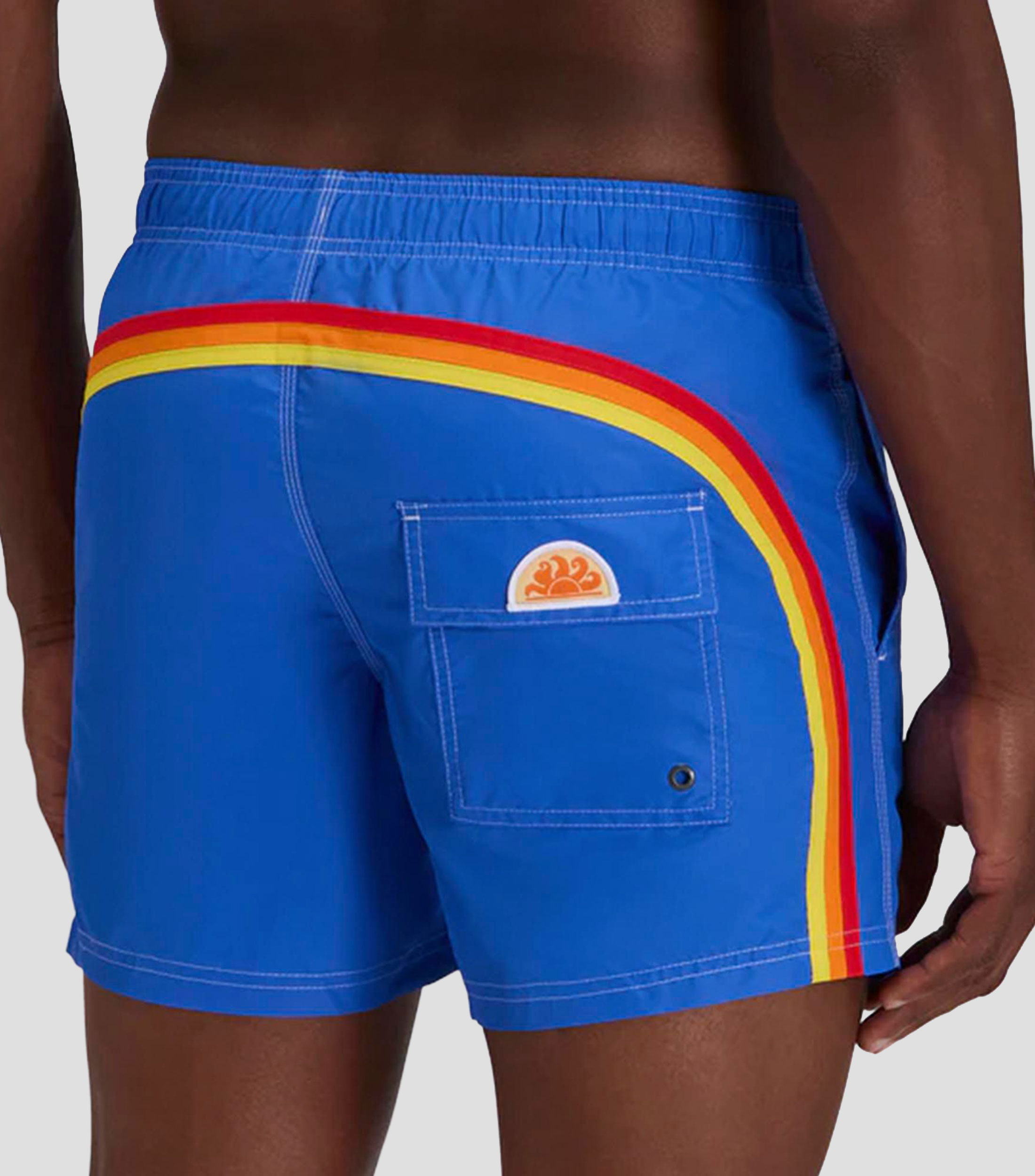 Traje de baño liso Hombre