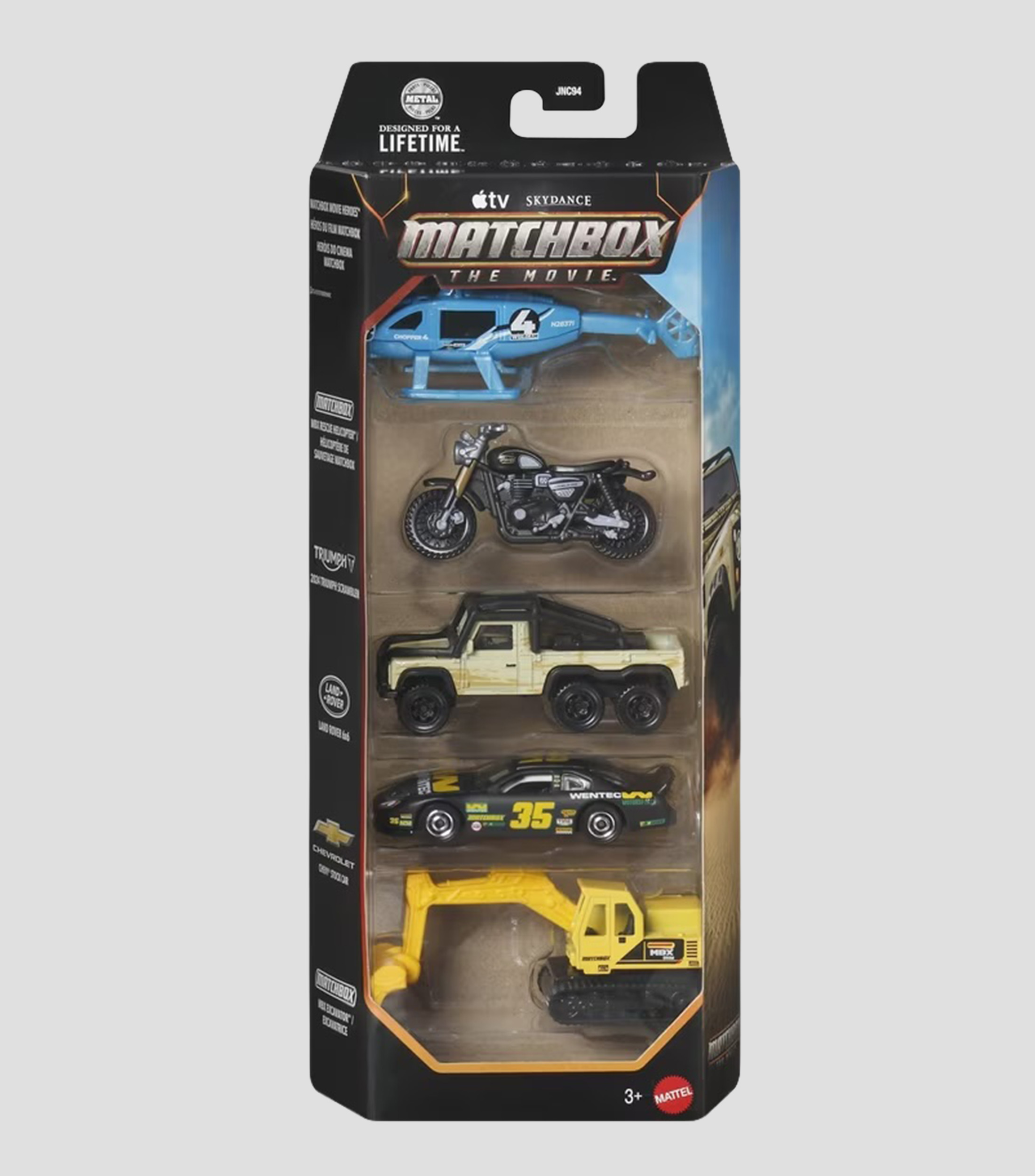 Set de Vehículos de Juguete Movie Auto Básico
