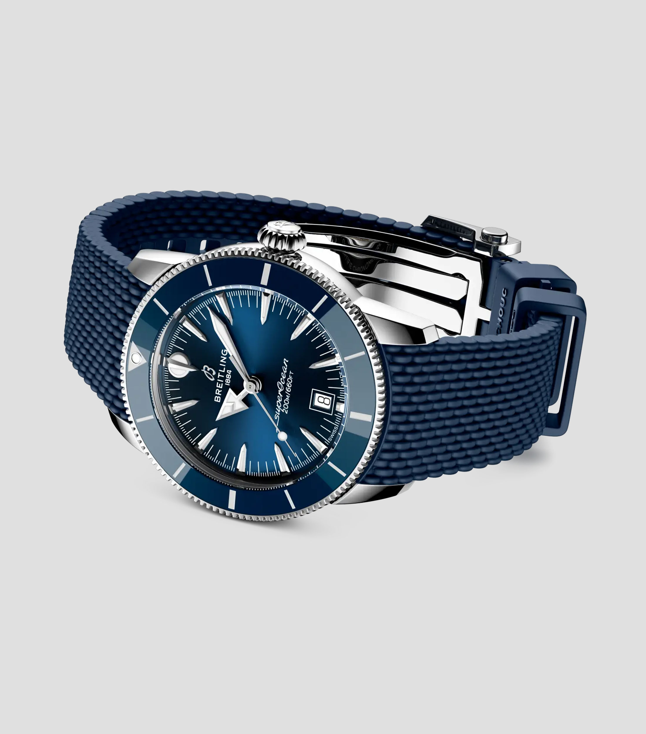Reloj para Hombre Superocean Heritage B31 Automatic 42 deportivo azul, plateado