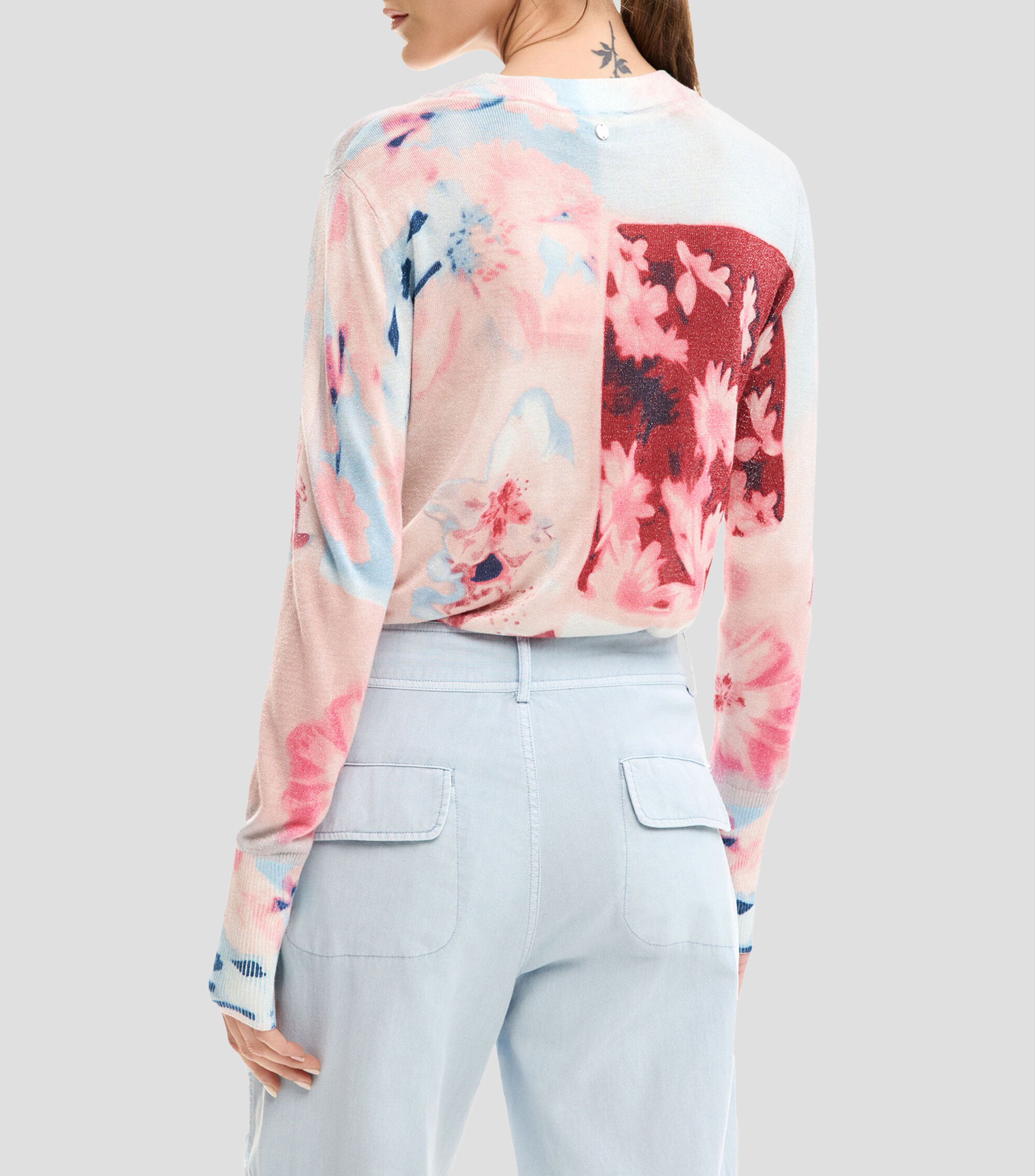 Suéter cuello redondo Mujer