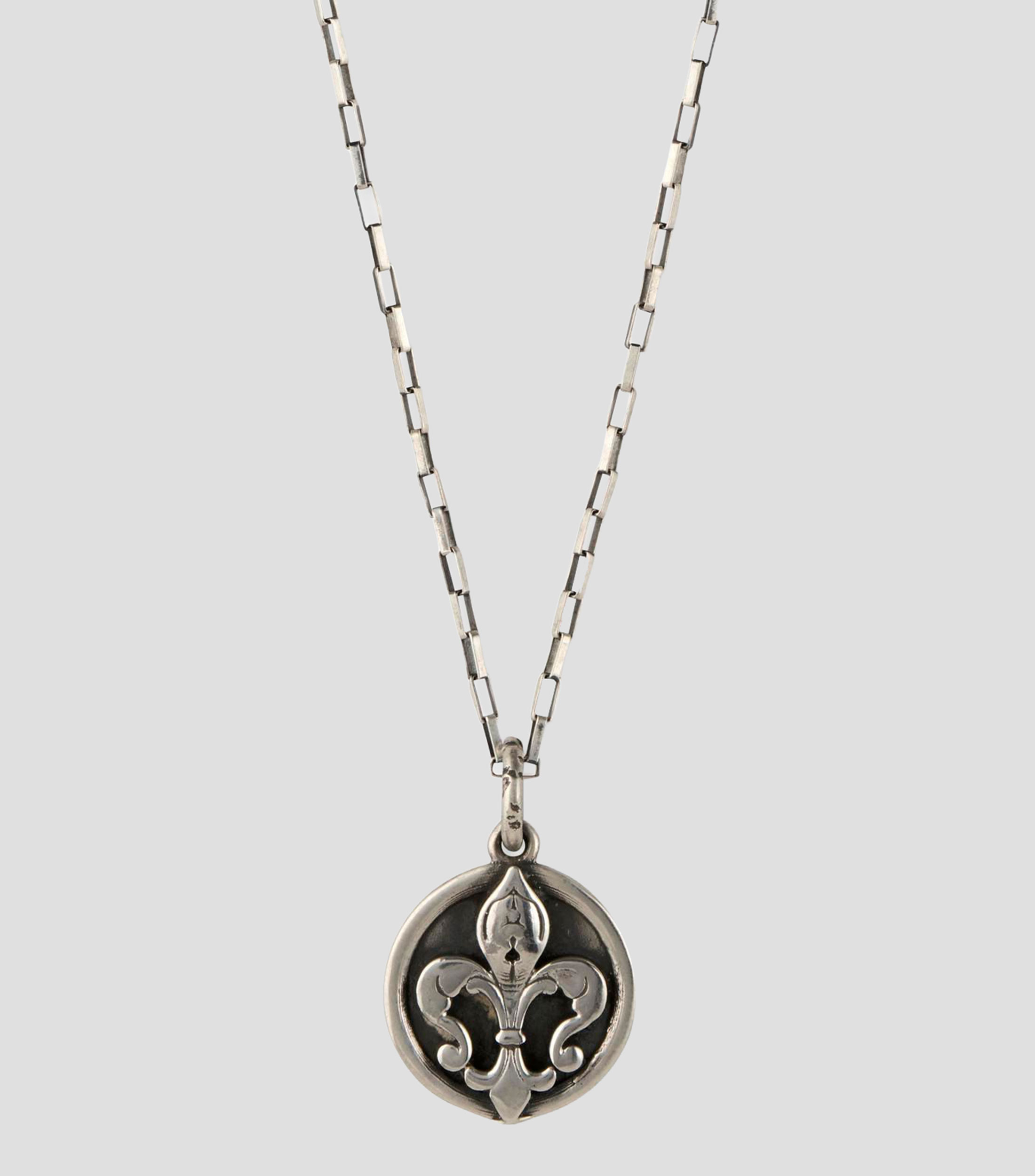 Collar en plata .925 flor de lis Unisex
