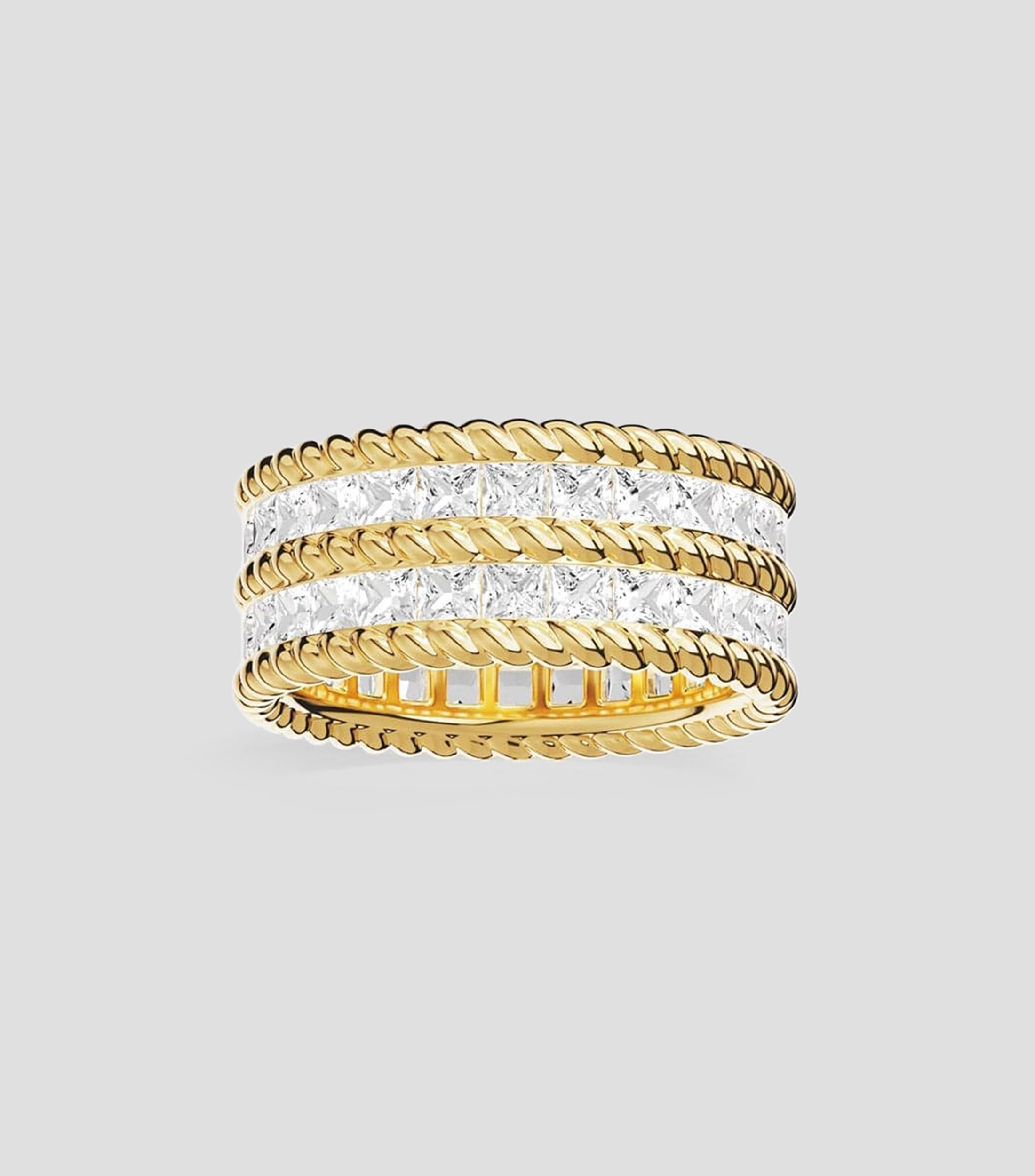 Anillo Printemps incrustaciones de zirconia cúbica Mujer