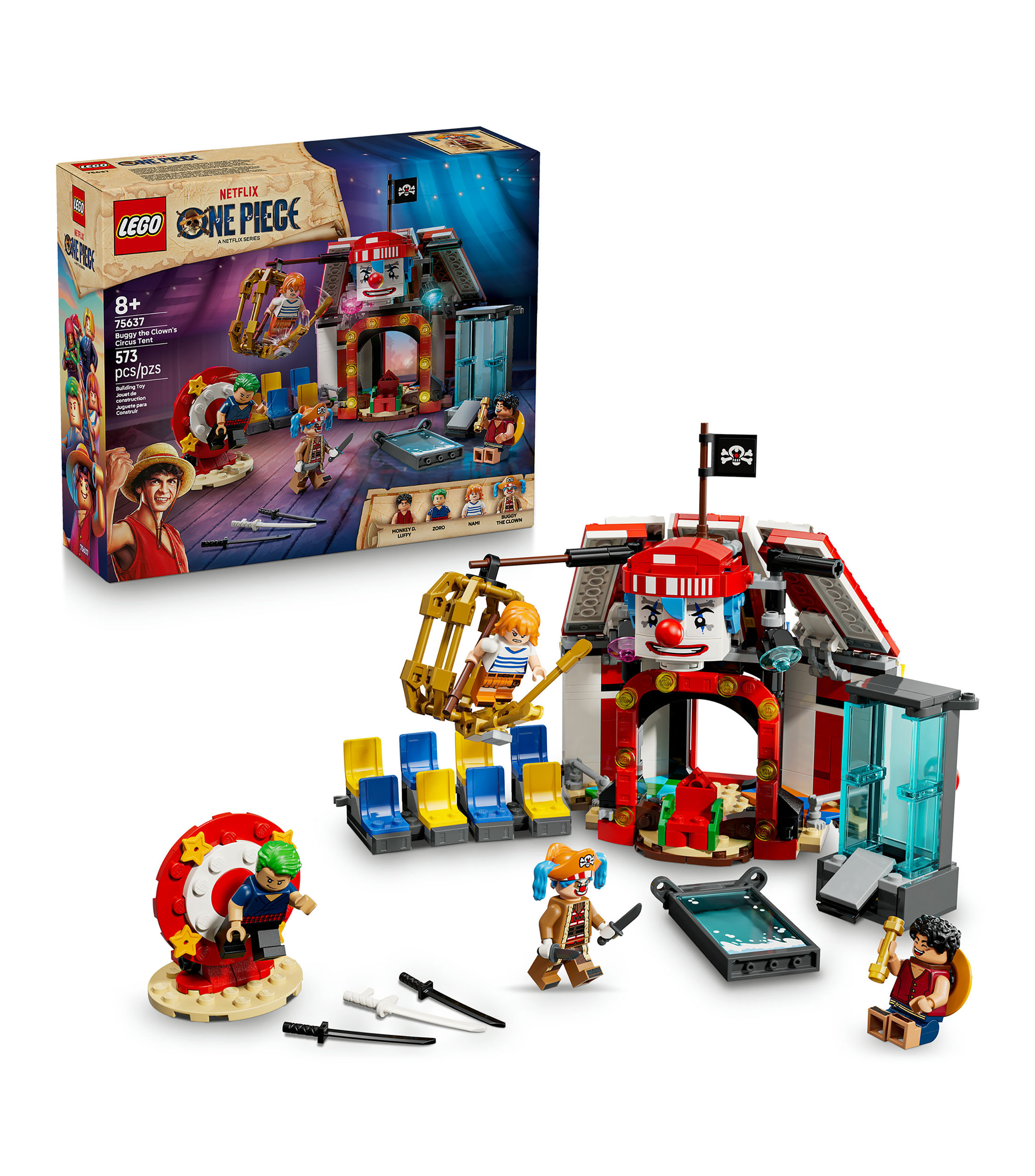 Lego ONE PIECE Carpa de Circo de Buggy el Payaso Kit 75637