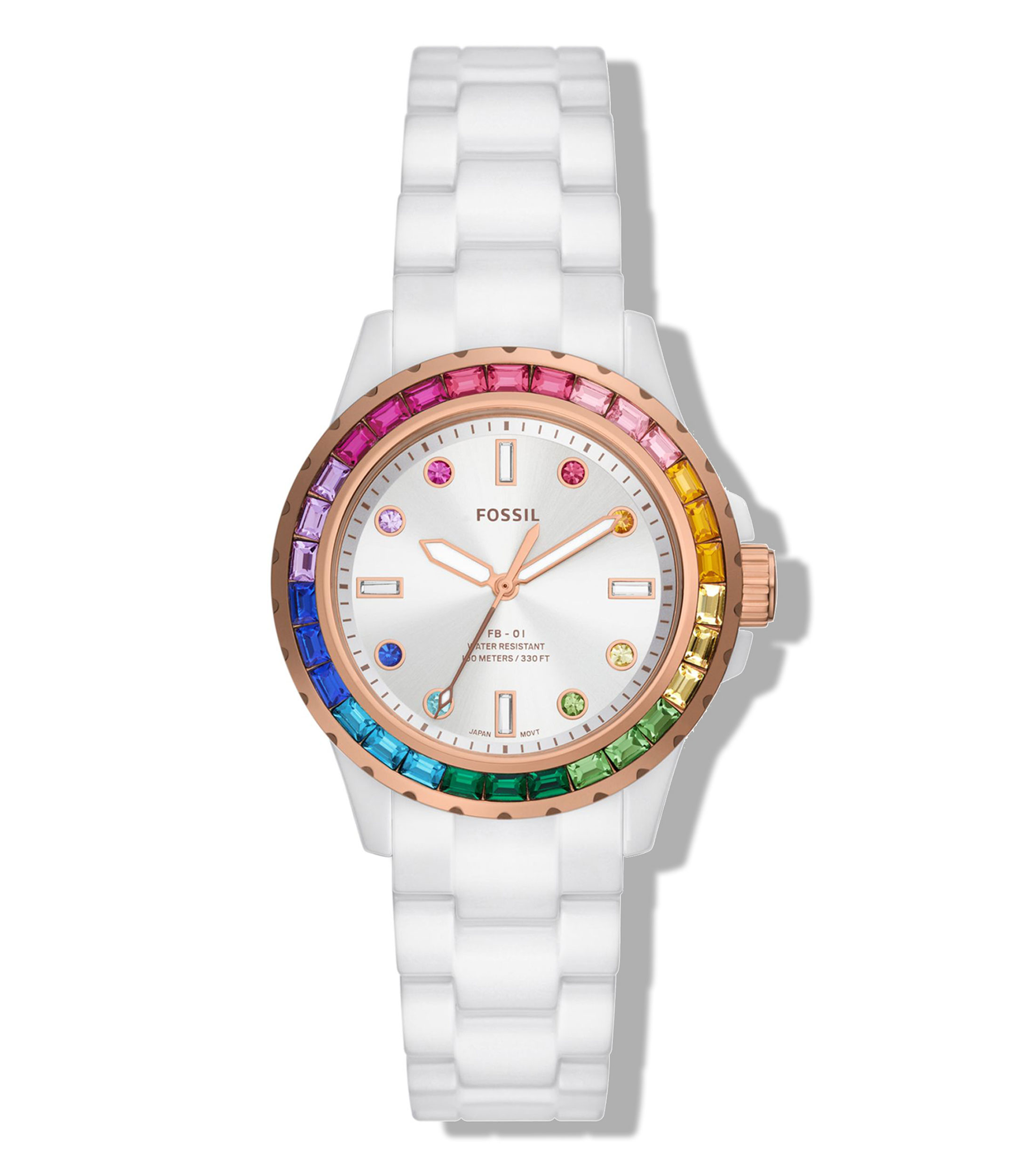 Reloj fossil mujer blanco best sale