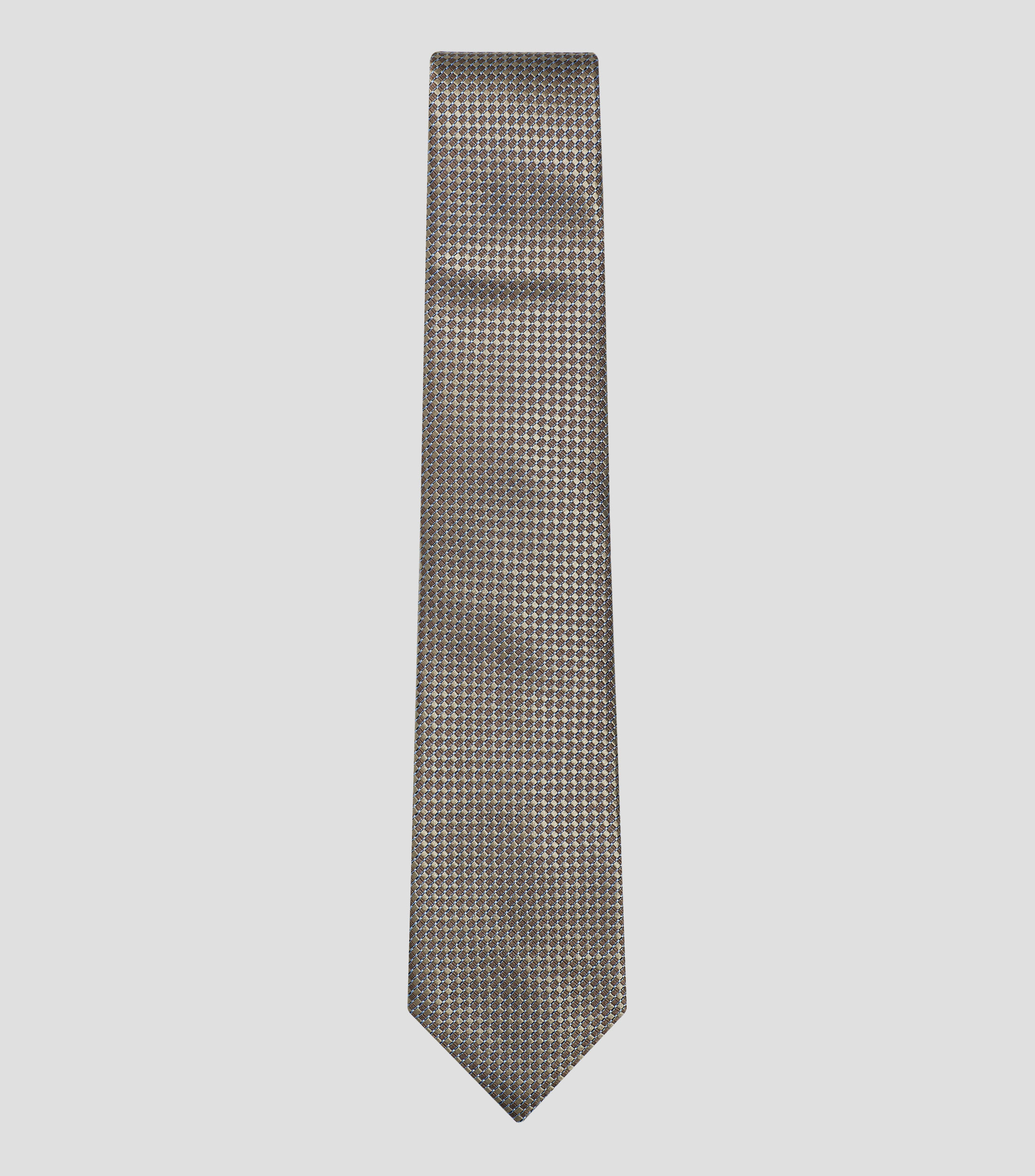 Corbata ancha de seda estampada
