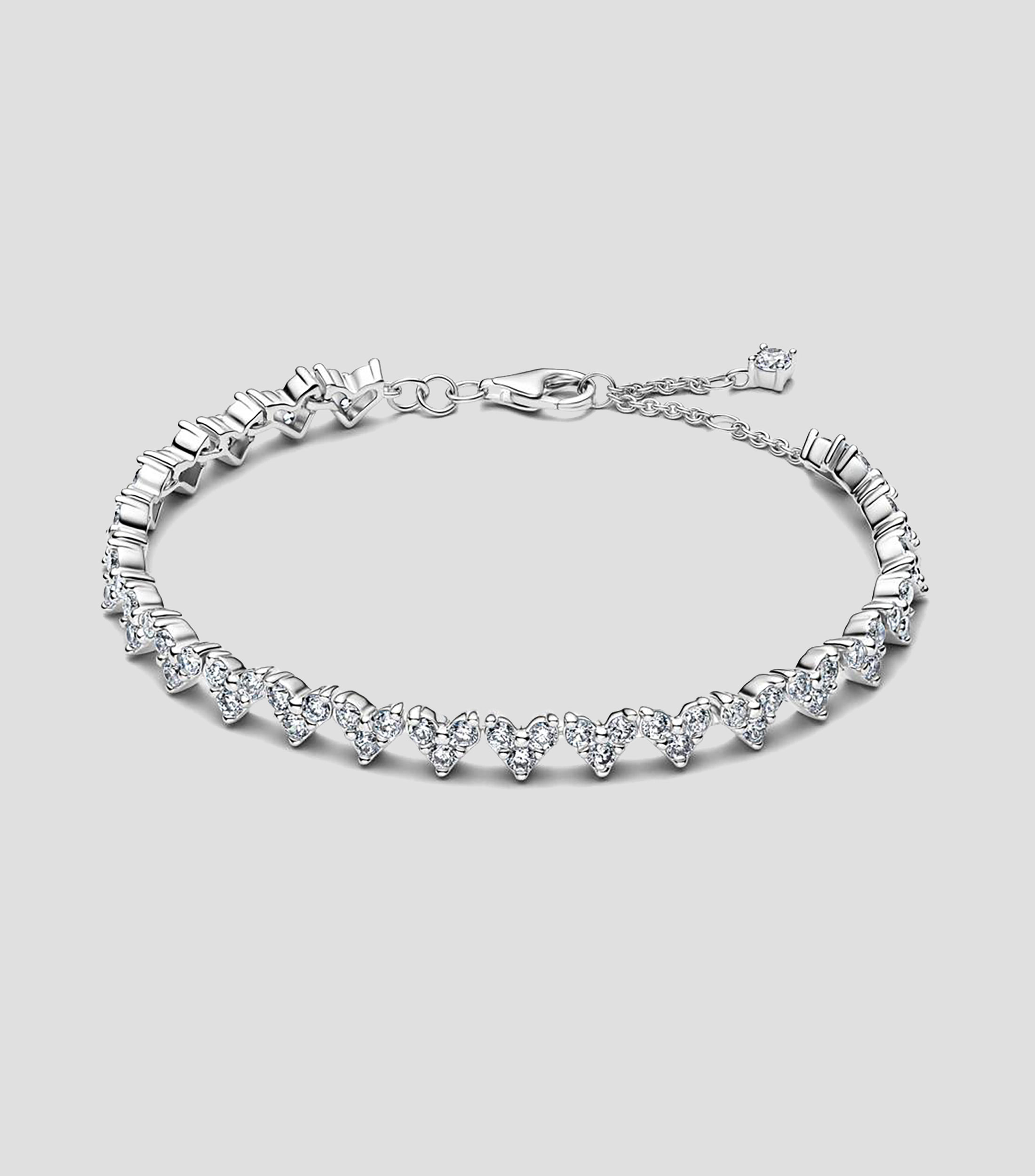 Brazalete en plata .925 con circonitas Mujer