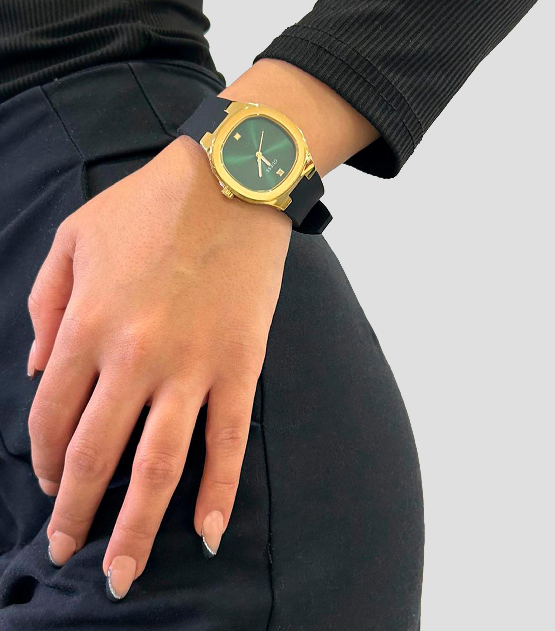 Reloj para Mujer casual Eve dorado, verde