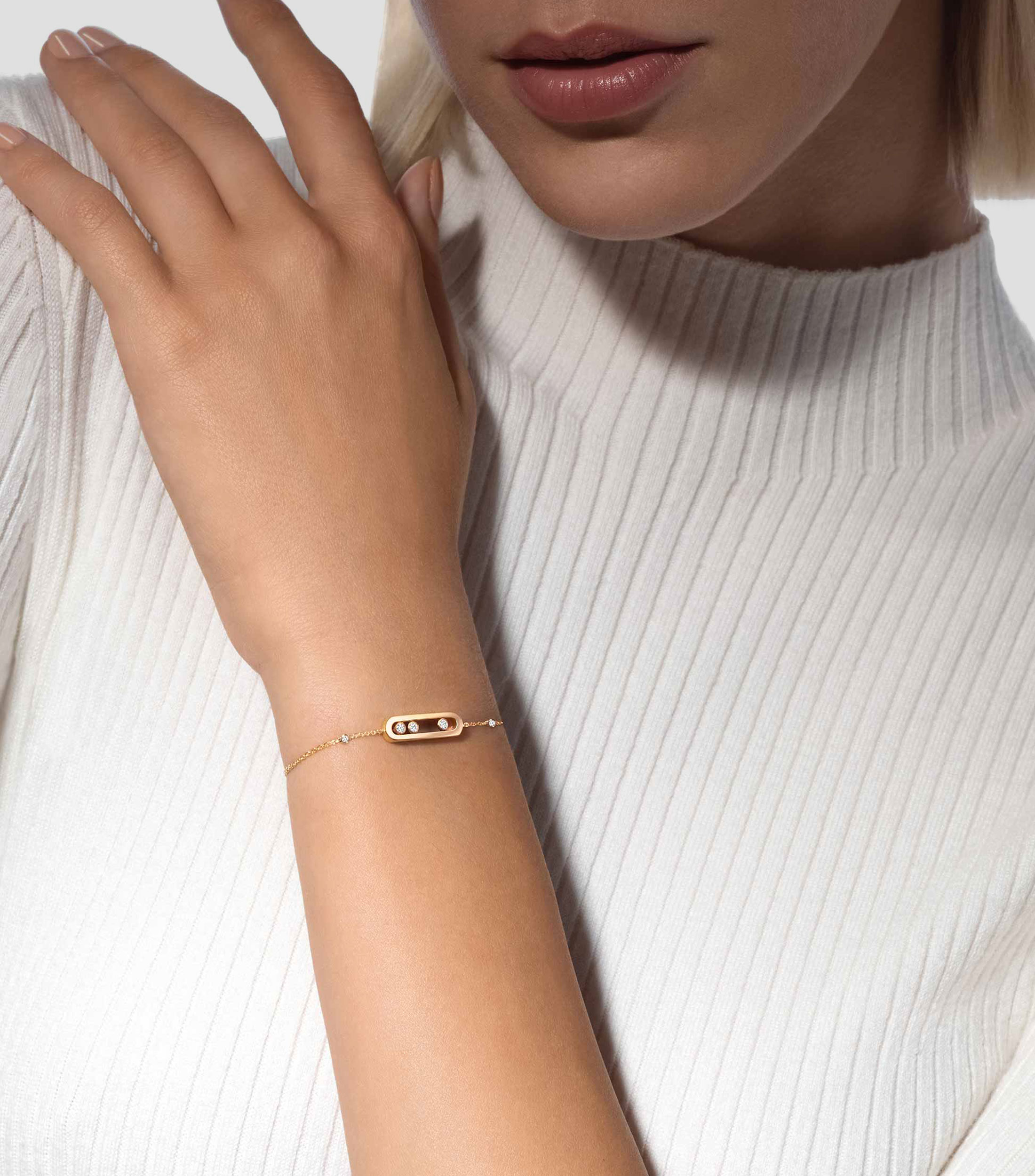 Pulsera en oro amarillo 18 Kts Mujer