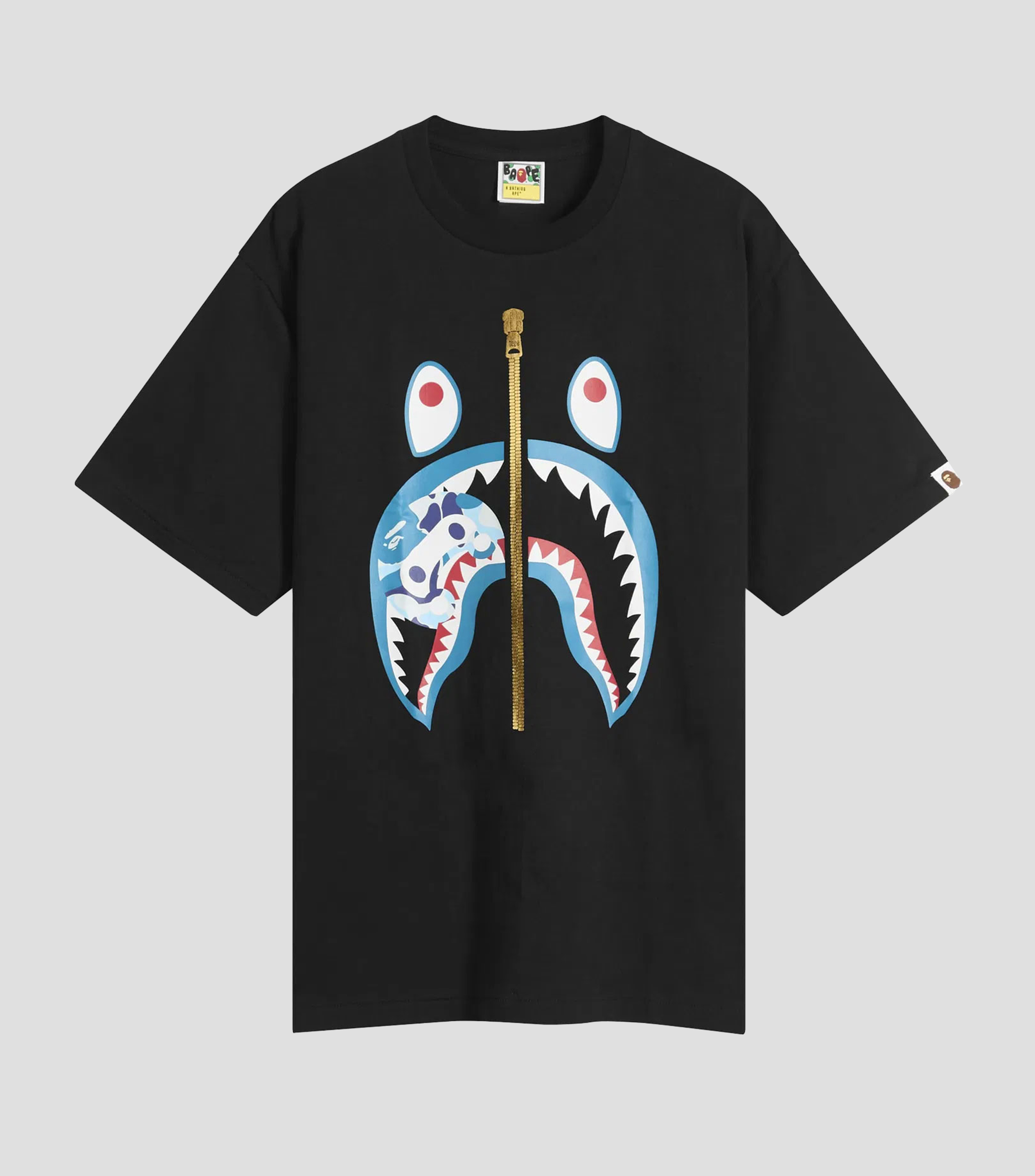 Playera de cuello redondo con manga corta estampada Hombre