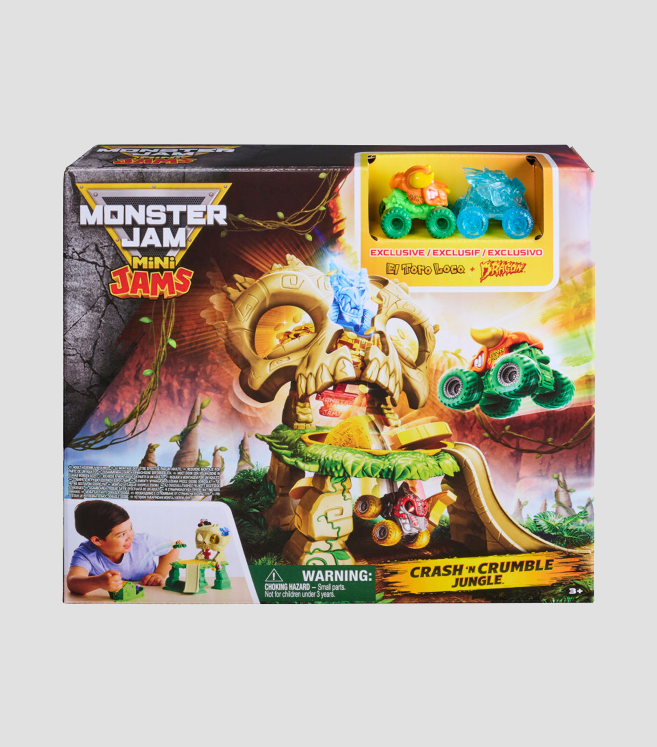 Monster Jam Mini Jungla Colapsable