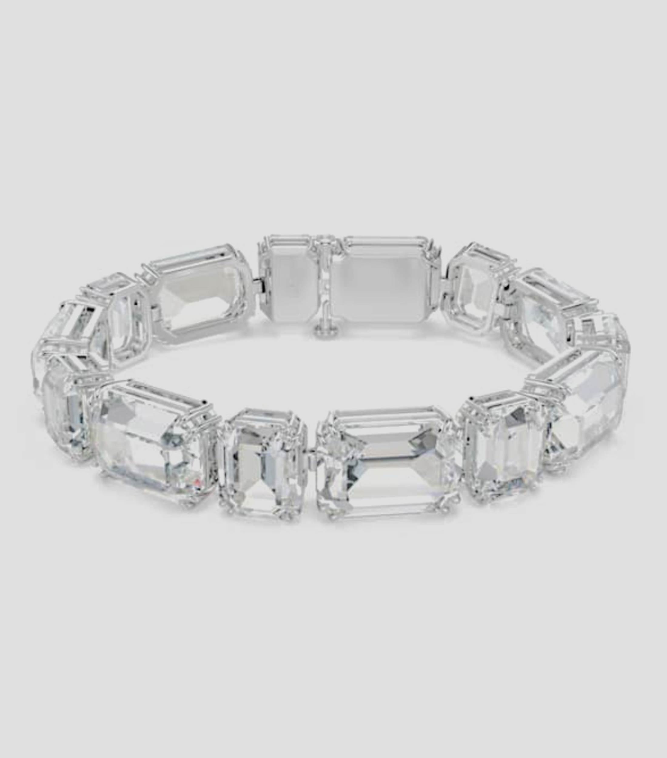 Pulsera con cristales octagonales Mujer