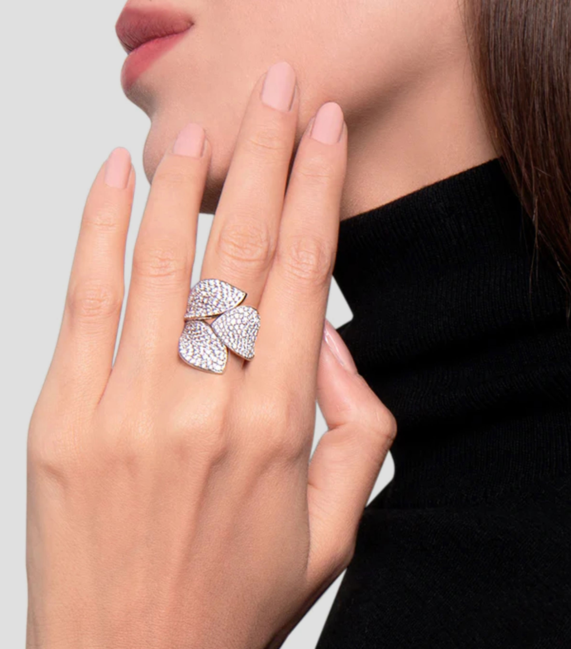 Anillo en Oro 18 kilates Giardini Segreti con Diamantes Mujer