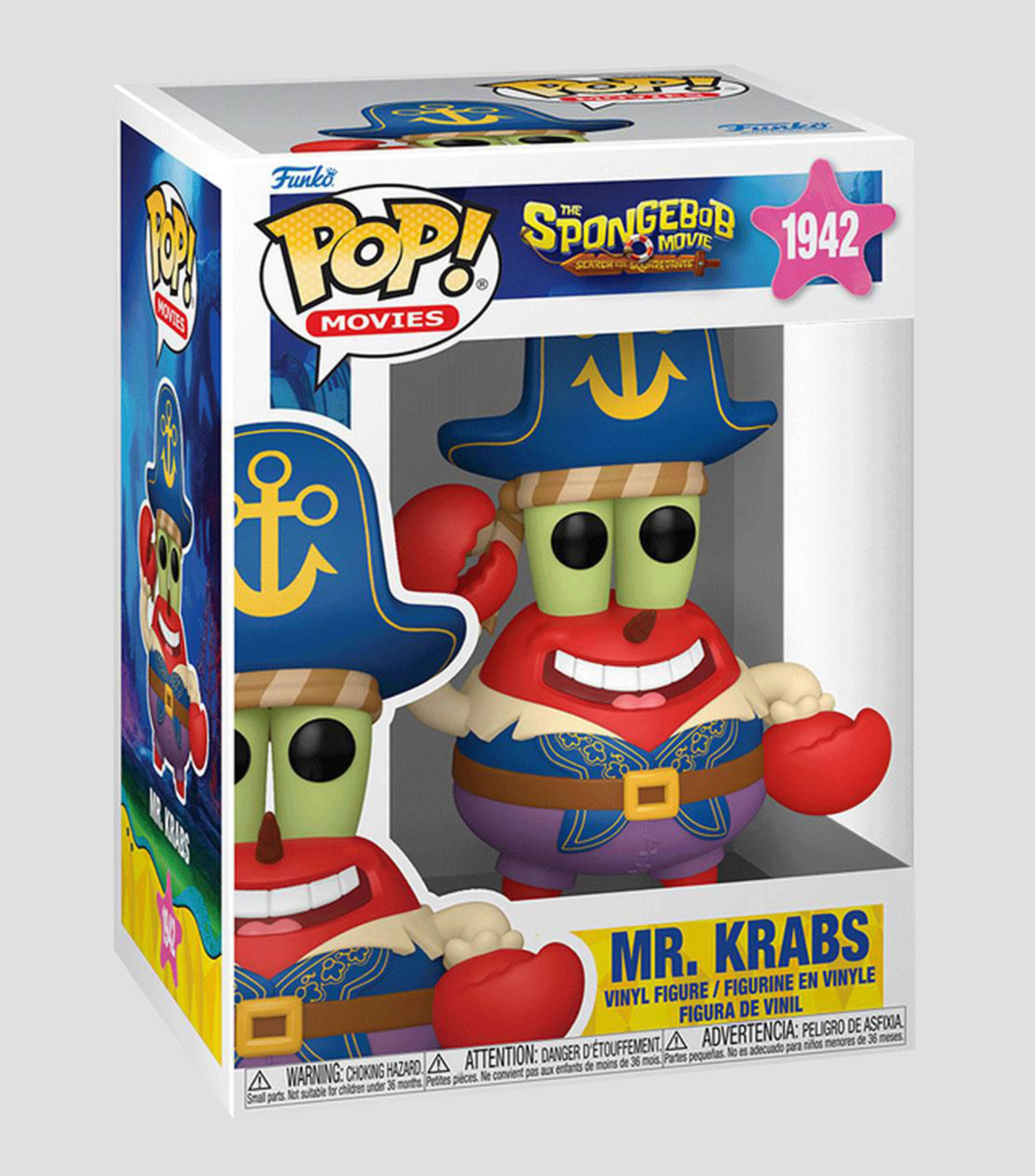 Funko Don Cangrejo Pirata, Bob Esponja La Película