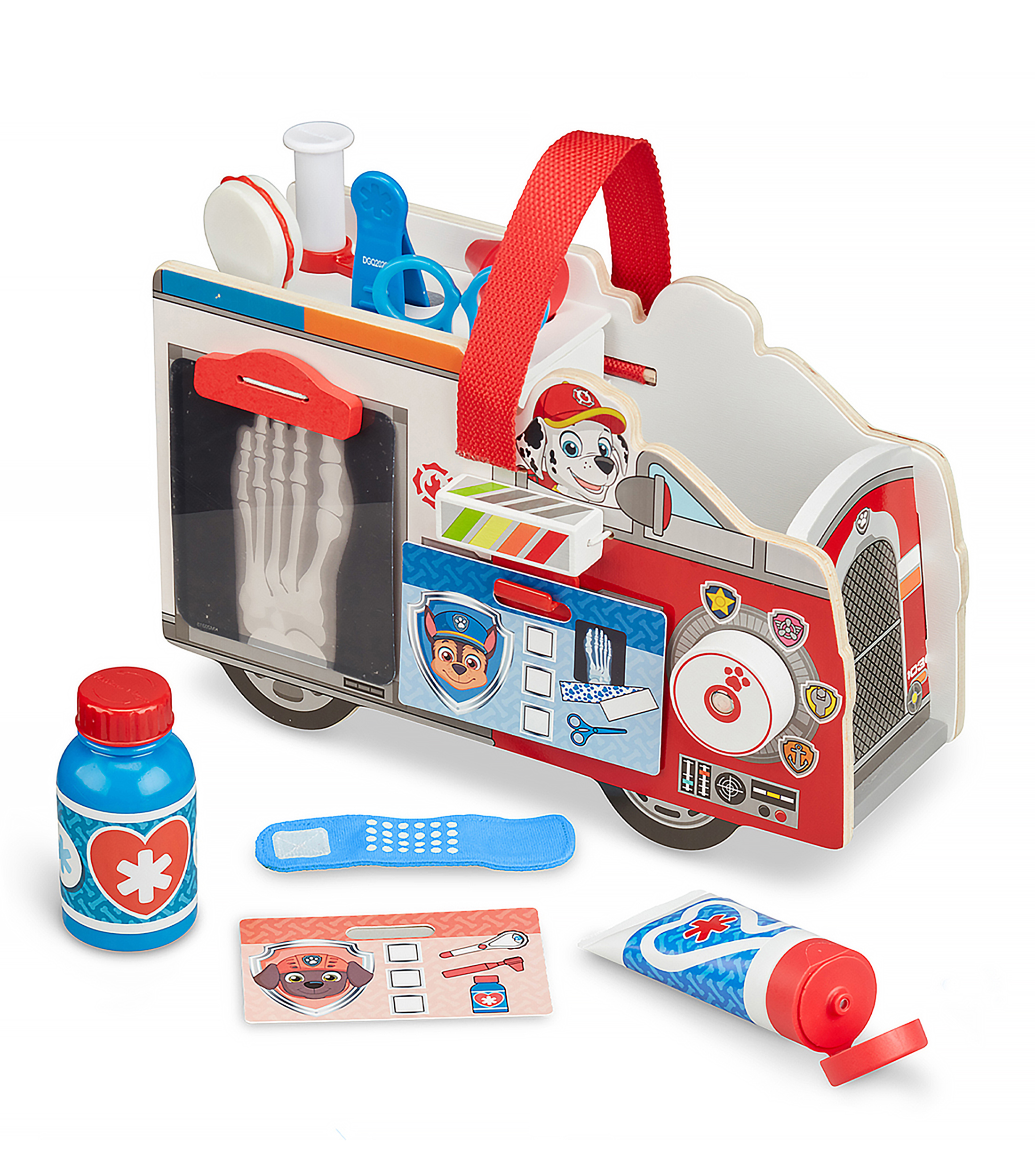 Melissa & Doug Wooden Car Carrier & 1 Scratch Art Mini-Pad