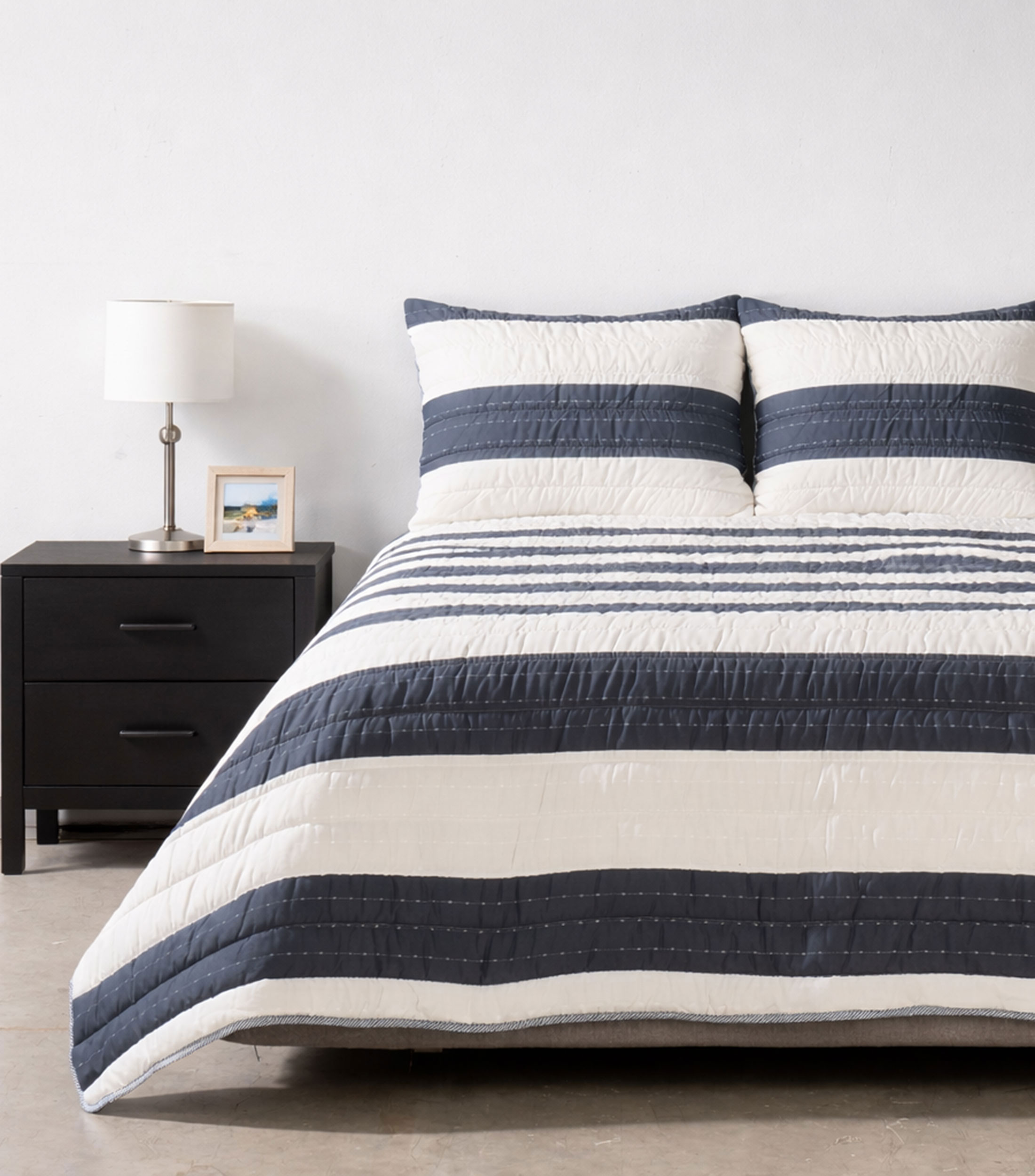 Juego de colcha individual Knots Cove azul