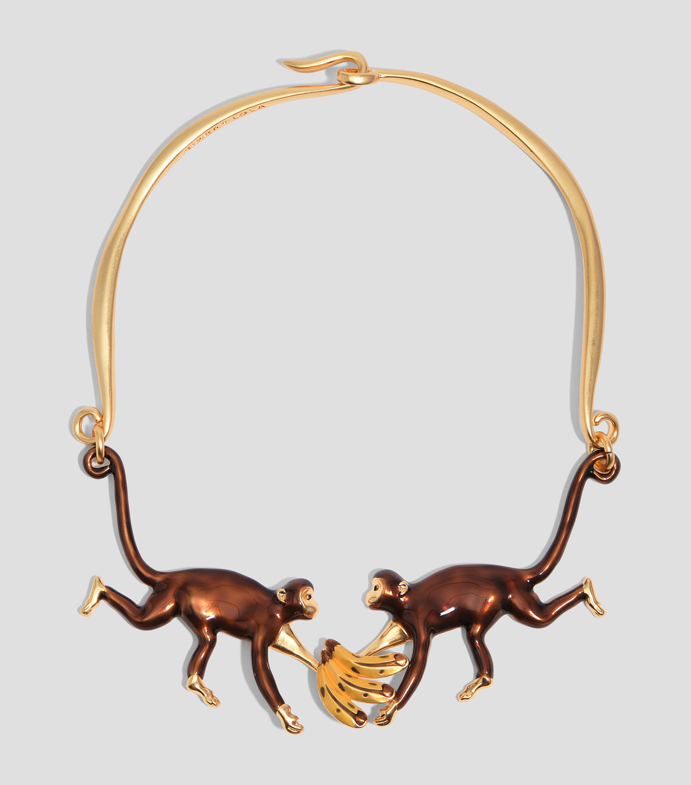 Collar rígido monos y plátanos Mujer