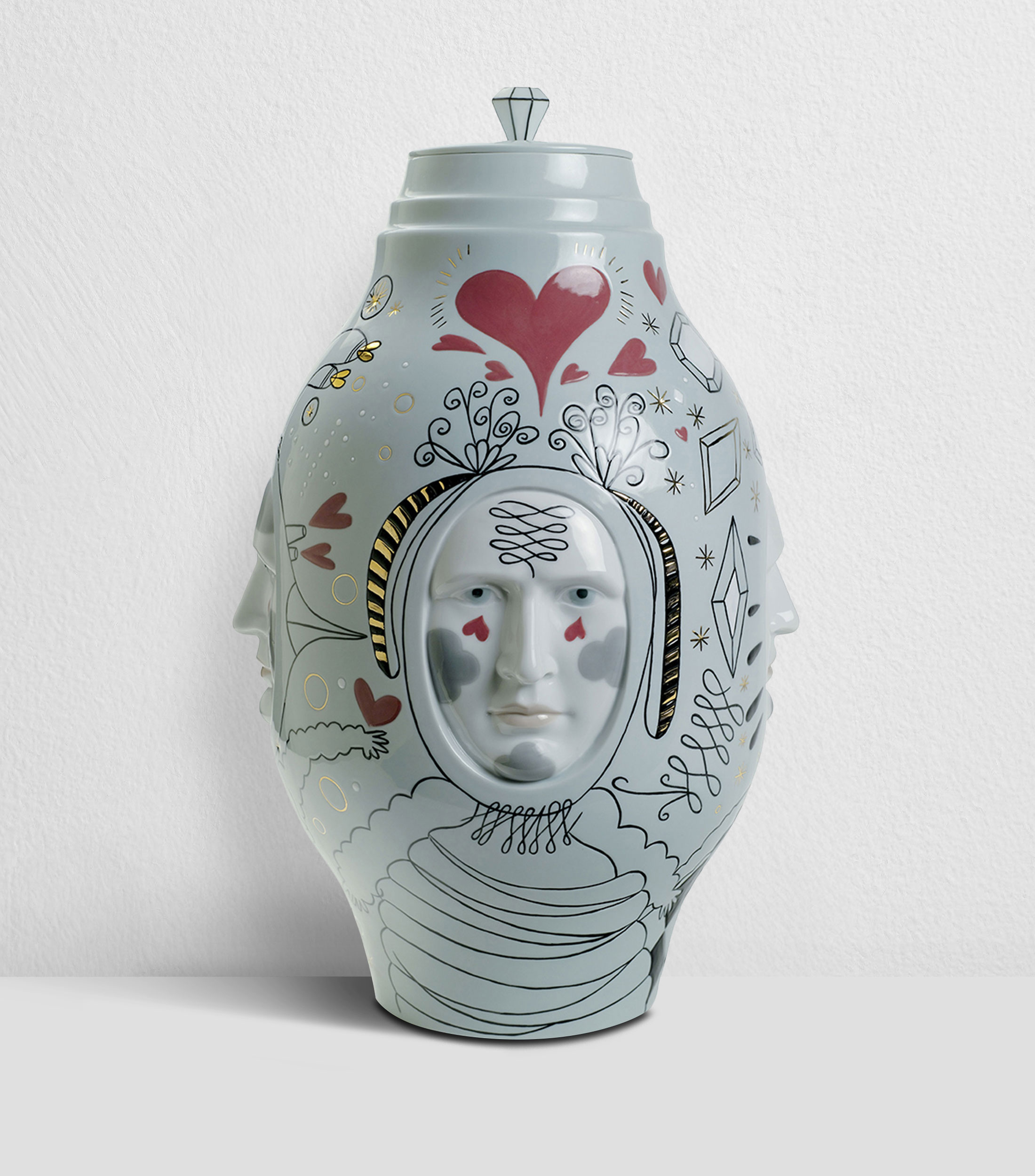 Jarrón Decorativo en porcelana