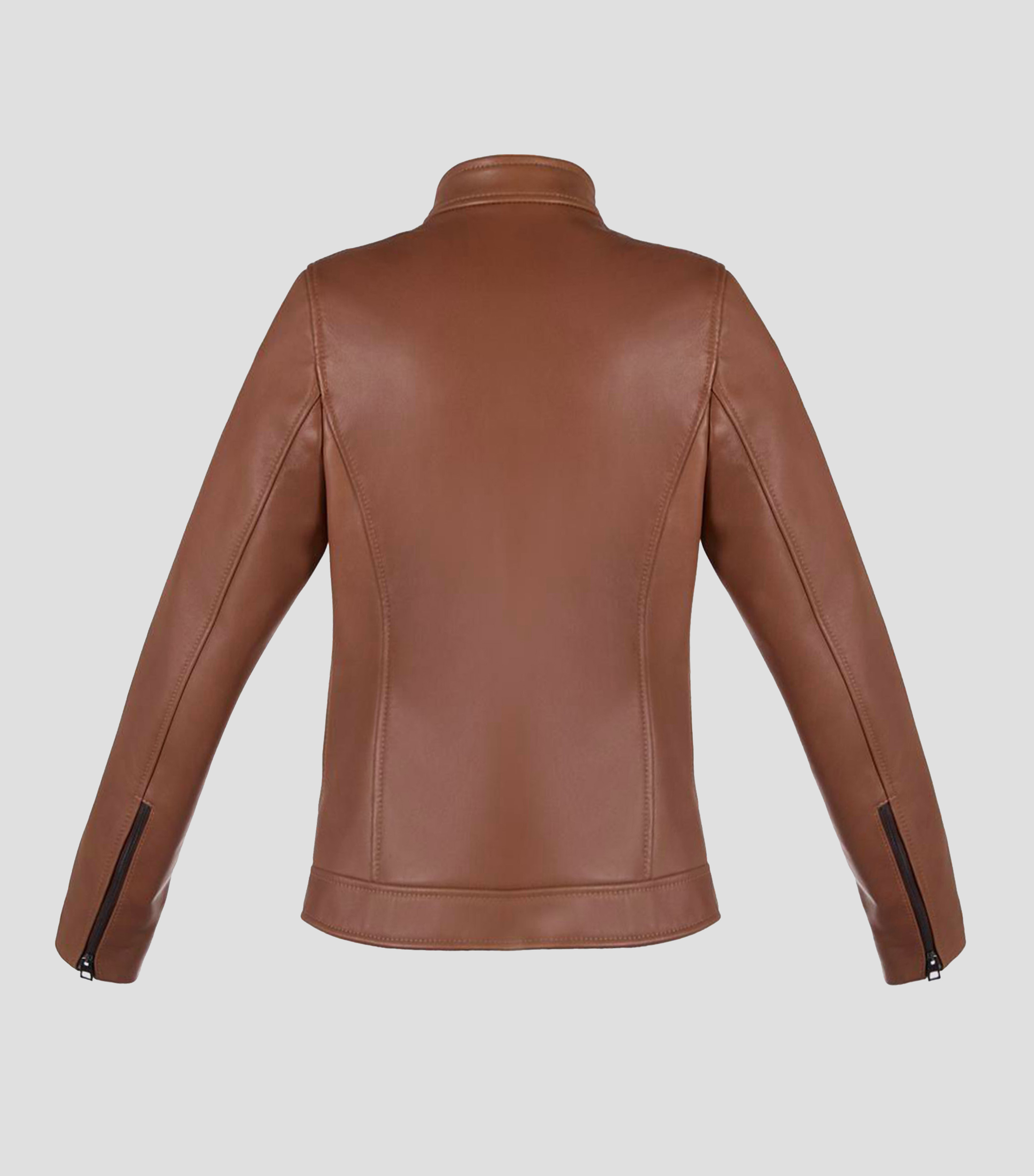 Chamarra Biker en Piel Mujer