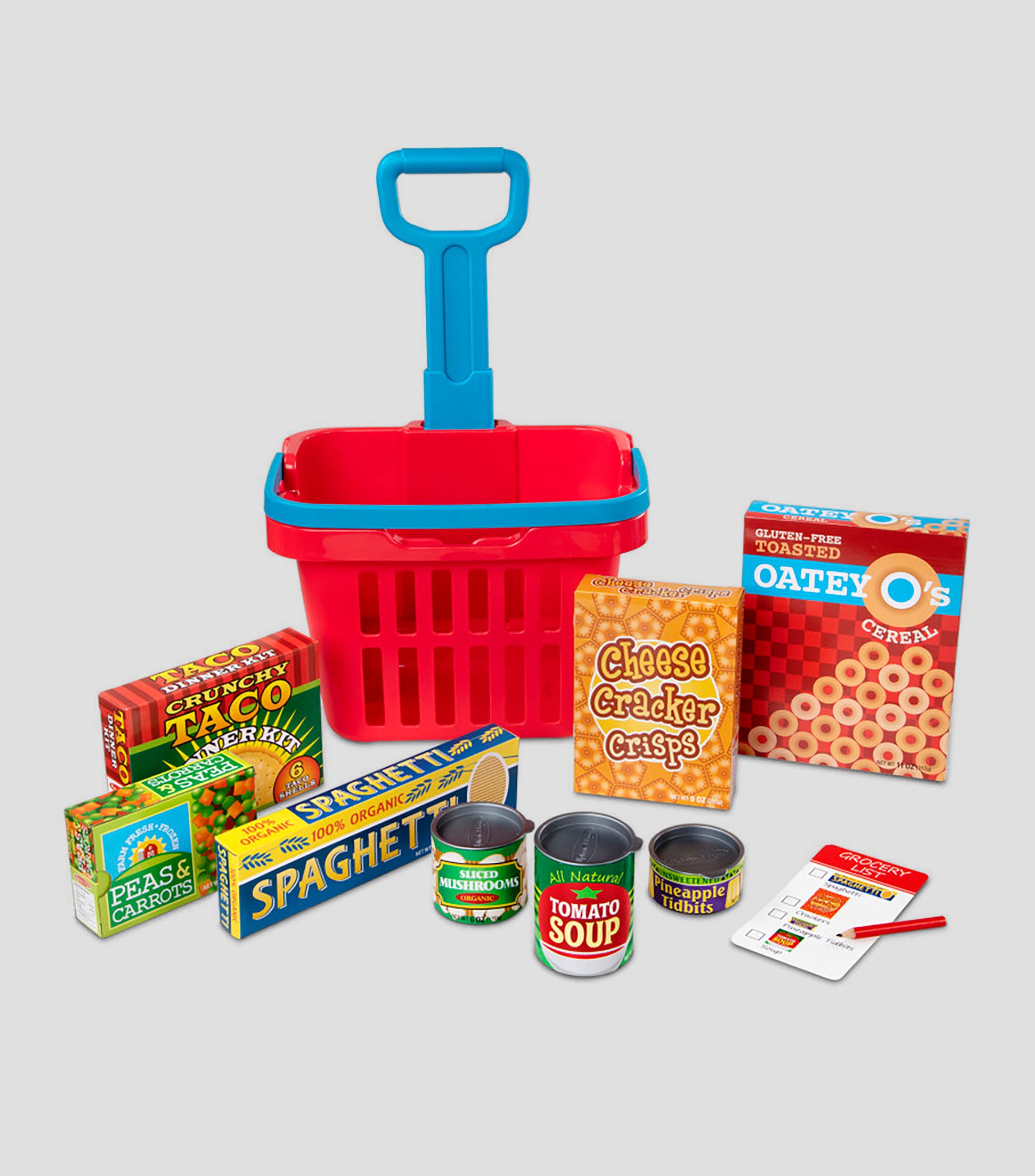 Playset, Rolling Grocery Basket