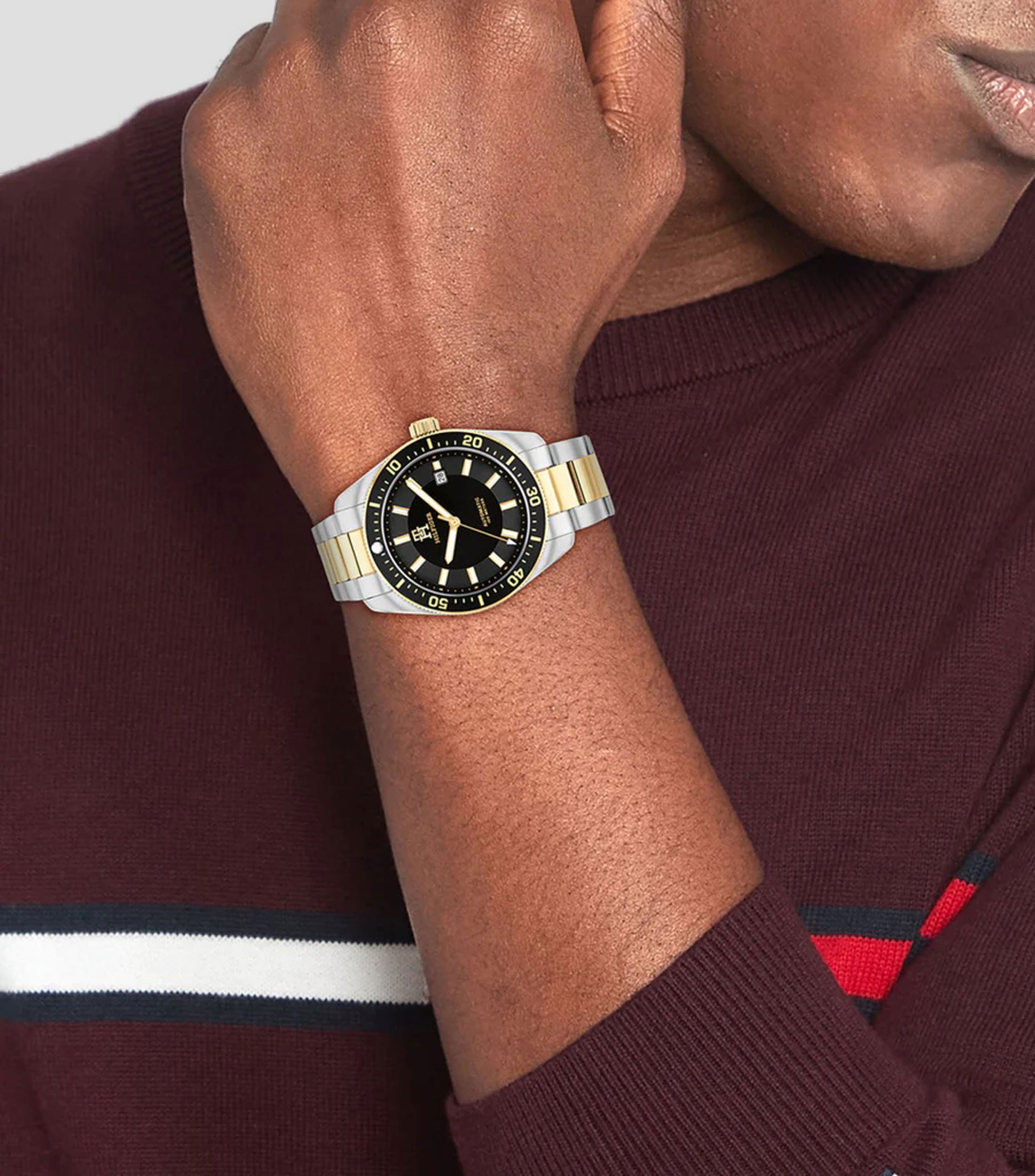 Reloj para Hombre TH85, Casual, Plata, Dorado