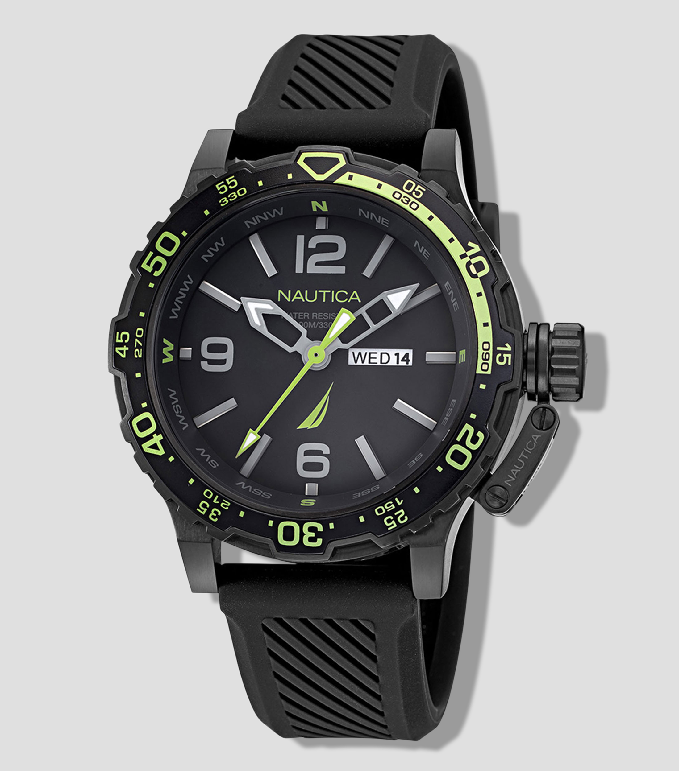 Reloj para hombre Glenrock Lagoon deportivo, Negro
