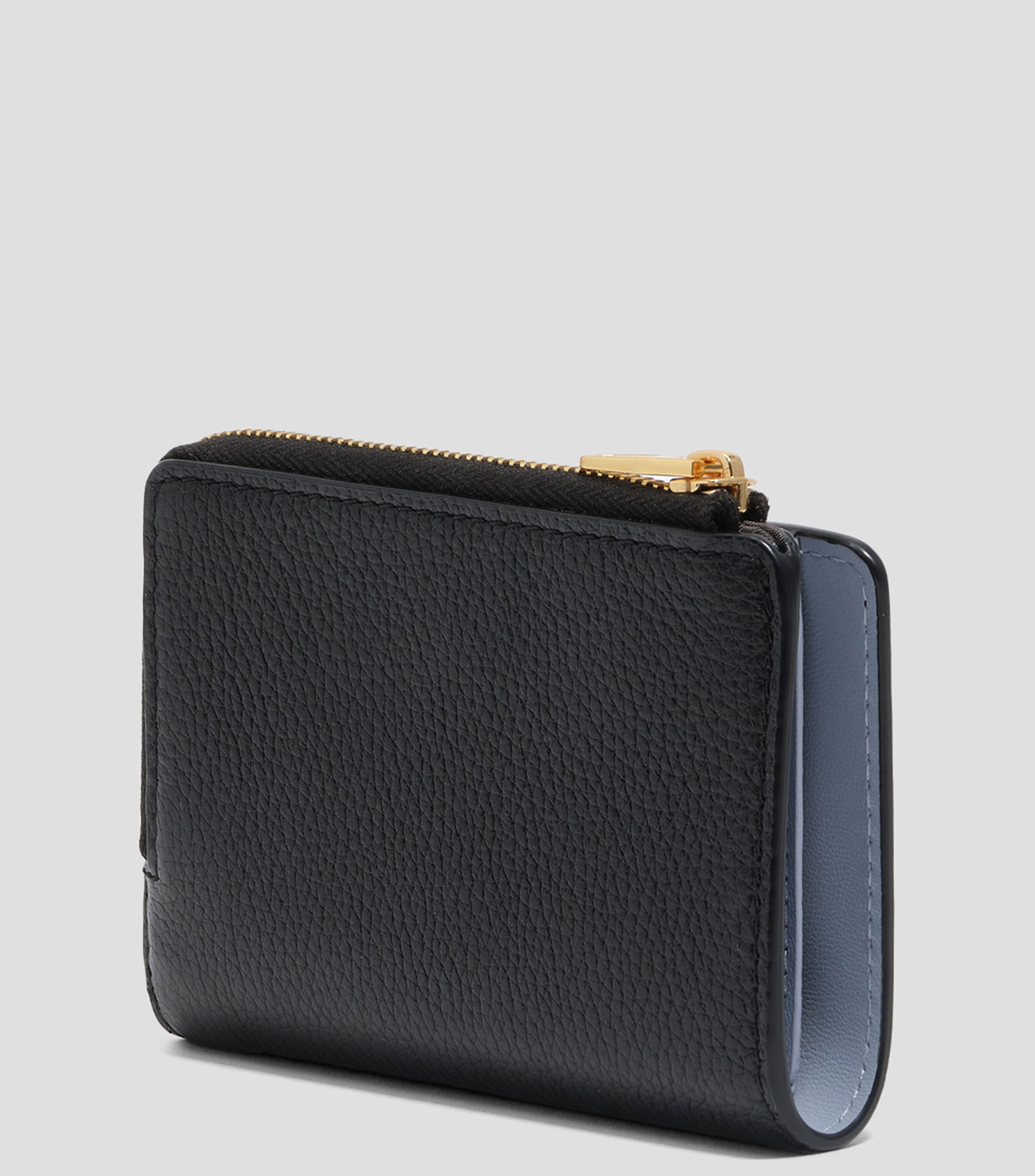 Cartera en piel vacuna con logo Mujer