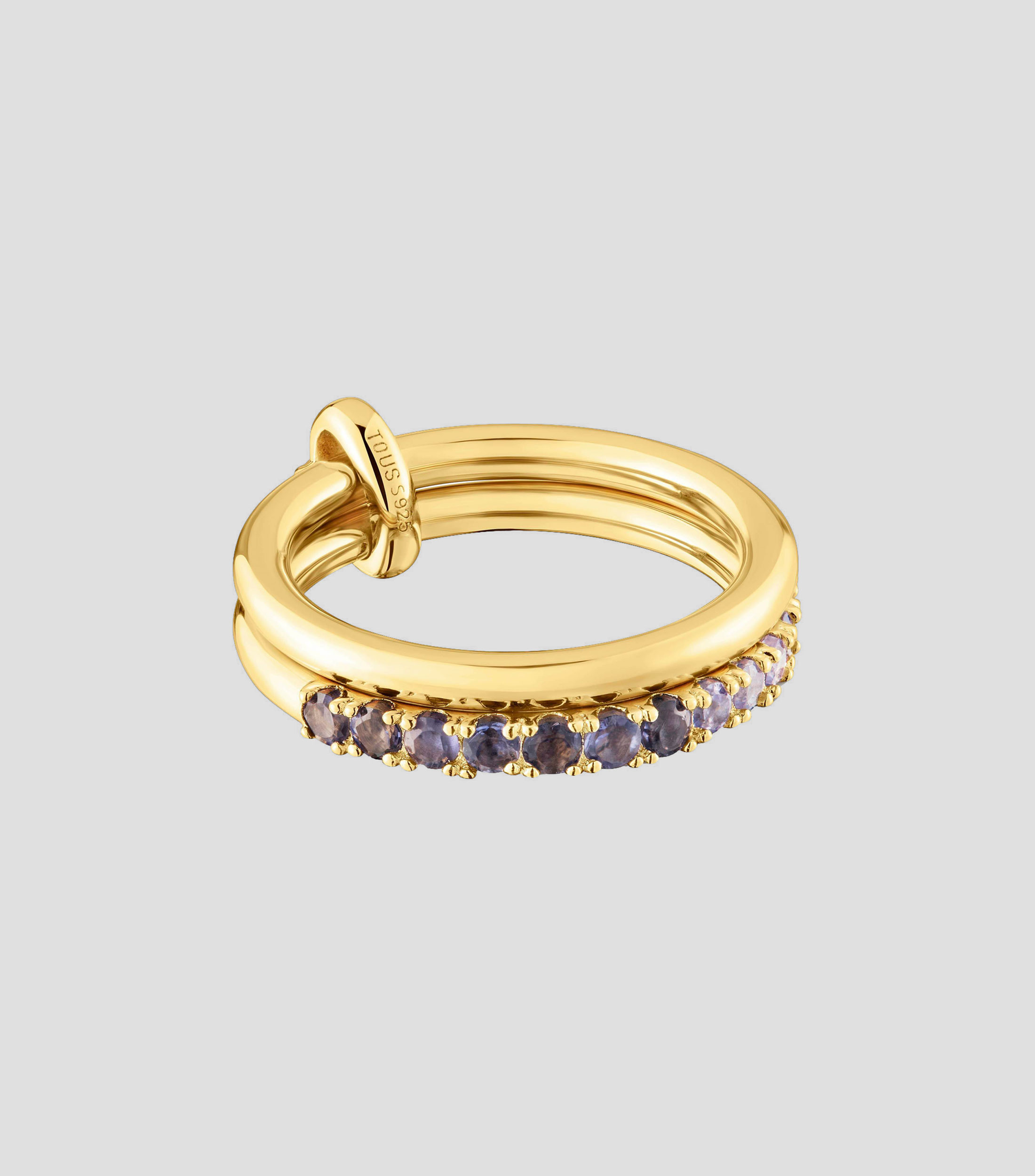 Anillo en Plata con Gemas Mujer