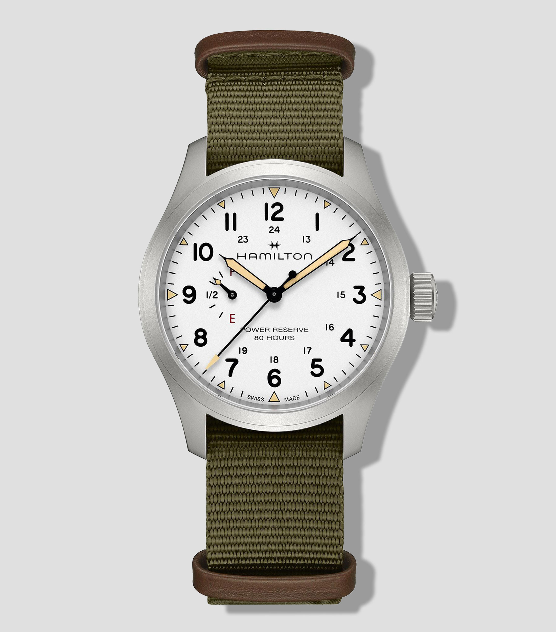 Reloj Unisex Khaki Field Casual Plateado