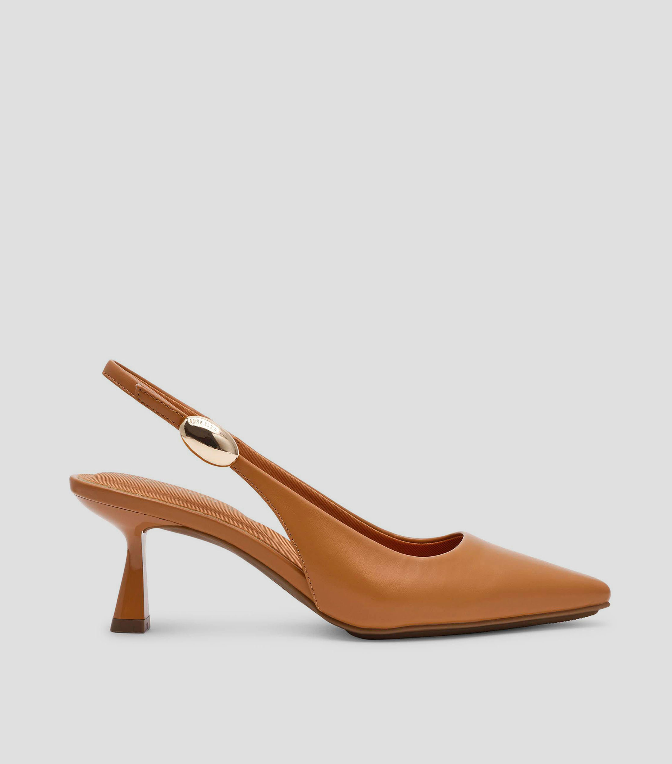 Zapatillas slingback con tacón delgado de 3 cm Mujer
